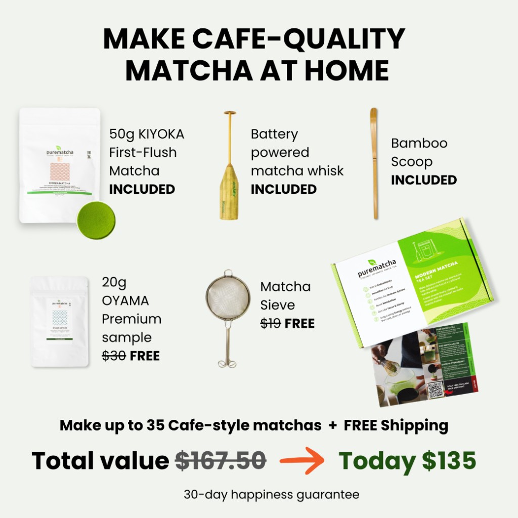 Purematcha Facebook ad