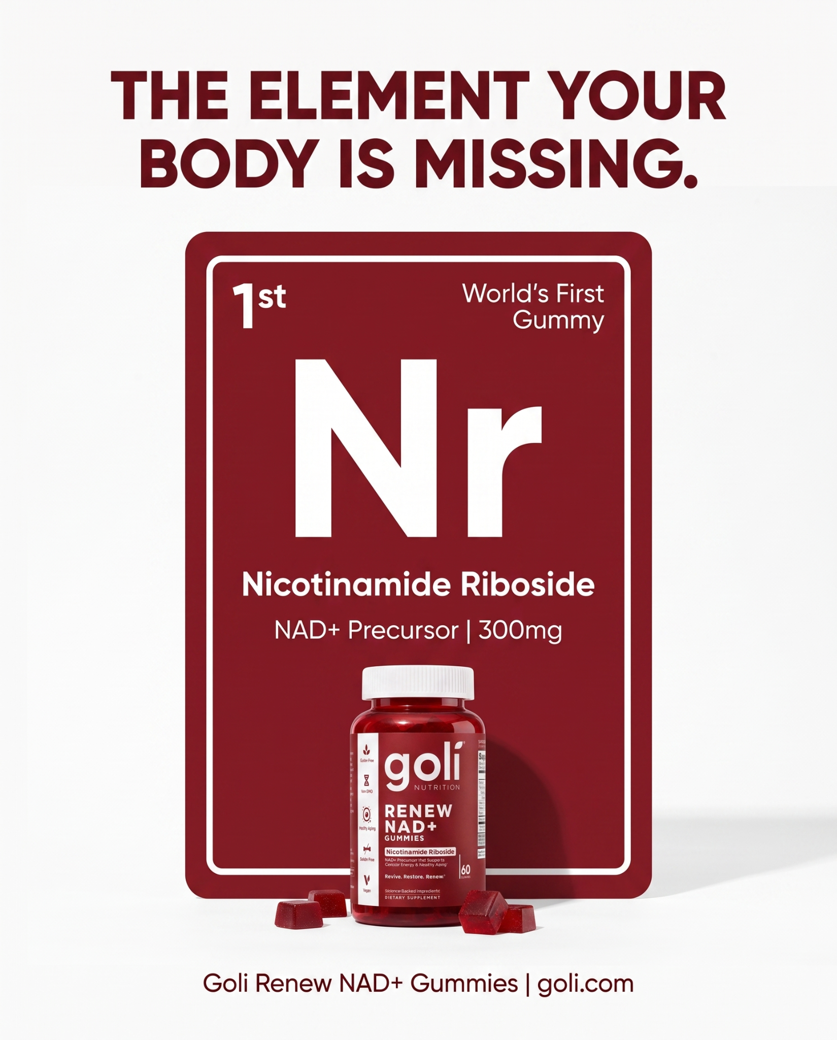 Goli Facebook ad: Up to 60% OFF. Breakthrough in healthy aging
