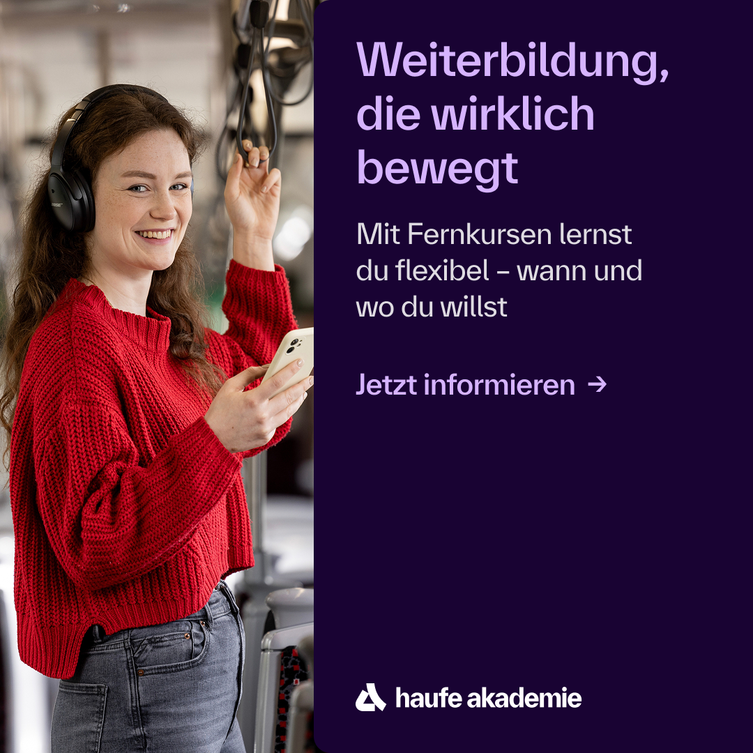 Haufe Akademie Facebook ad
