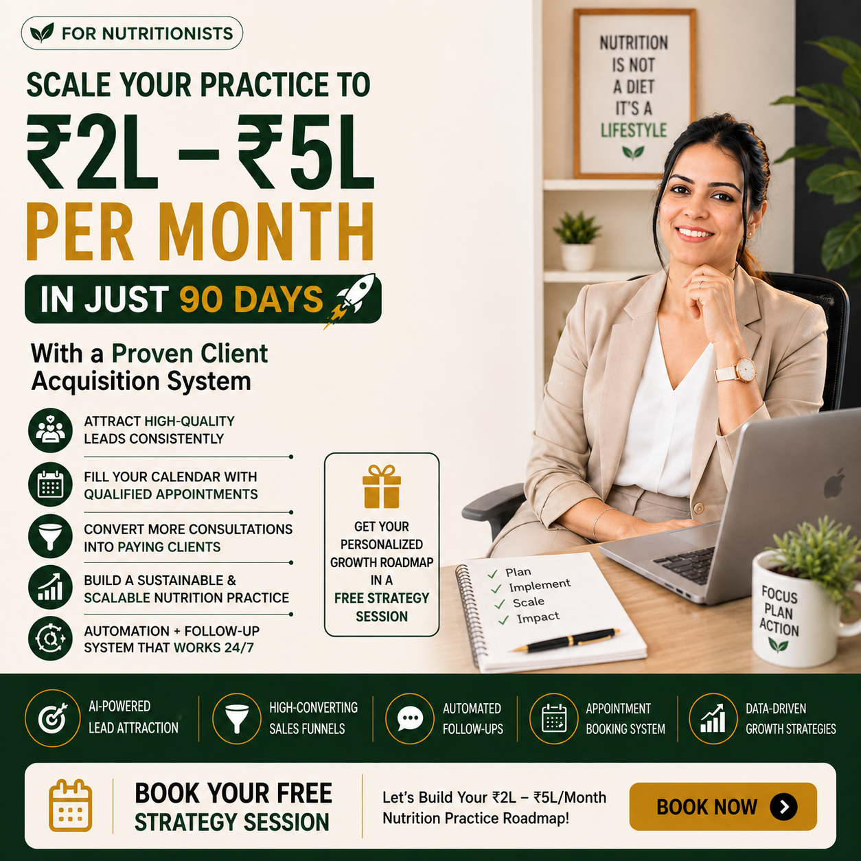 Scalzeno Facebook ad: Ready to Scale Your Nutrition Practice?