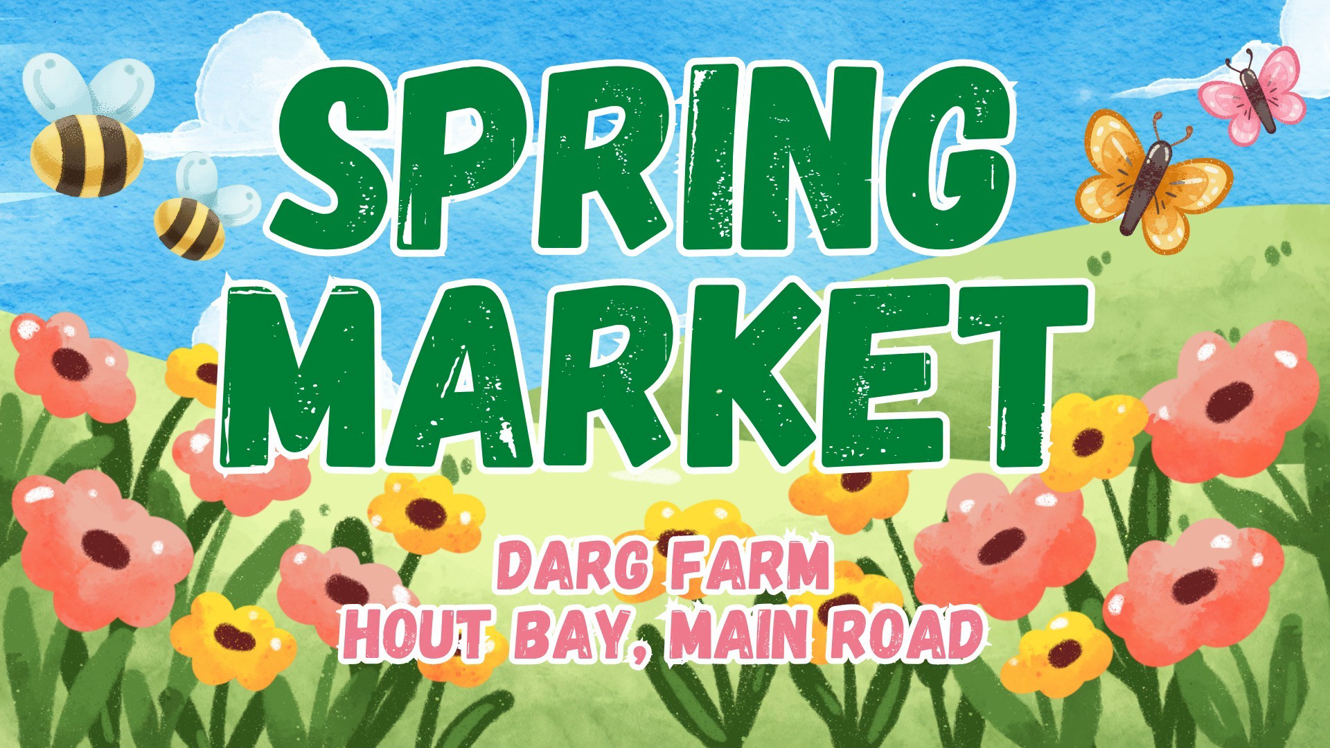 DARG Facebook ad: SPRING MARKET - DARG, HOUT BAY