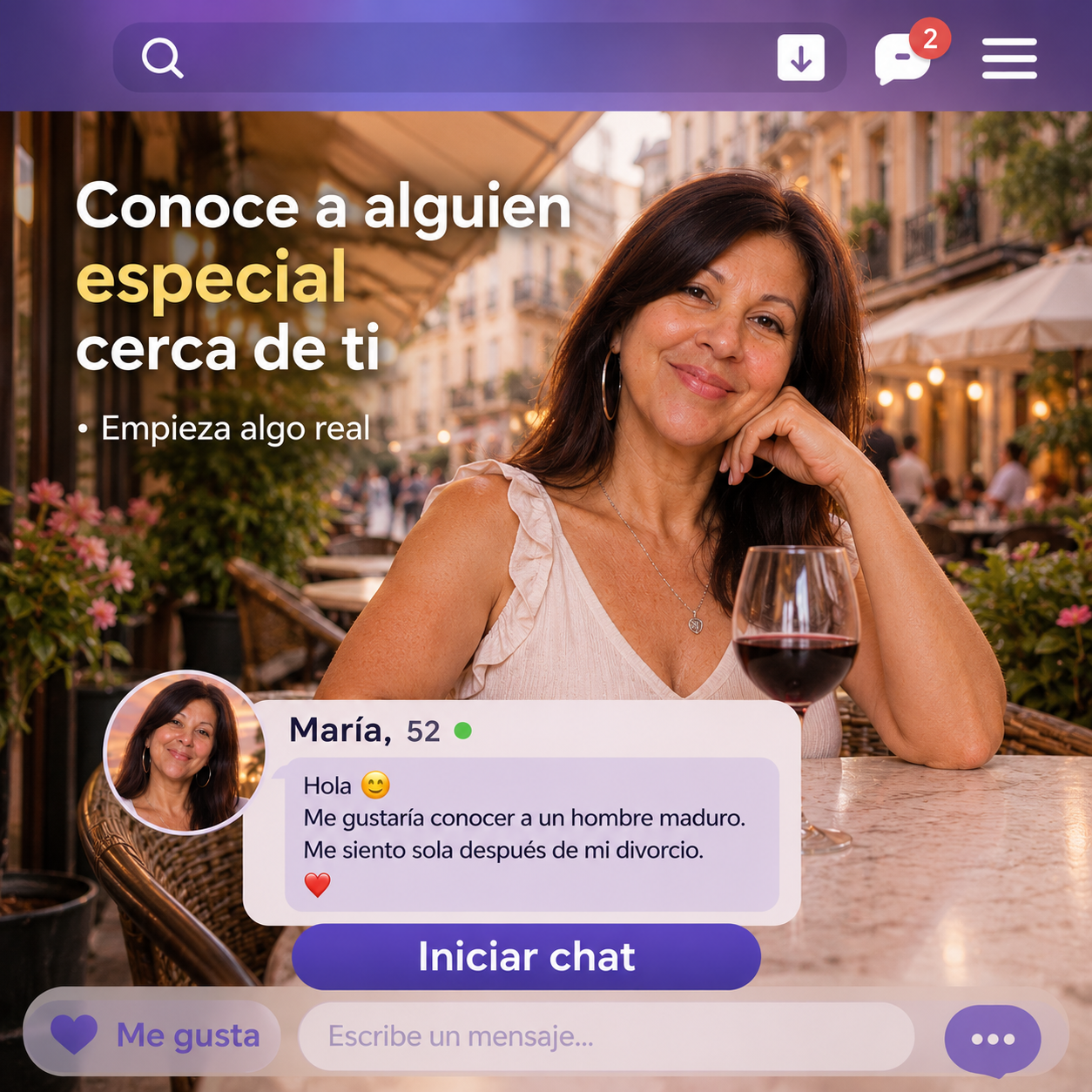 Datetipsss Facebook ad: Conoce solteros cerca de ti