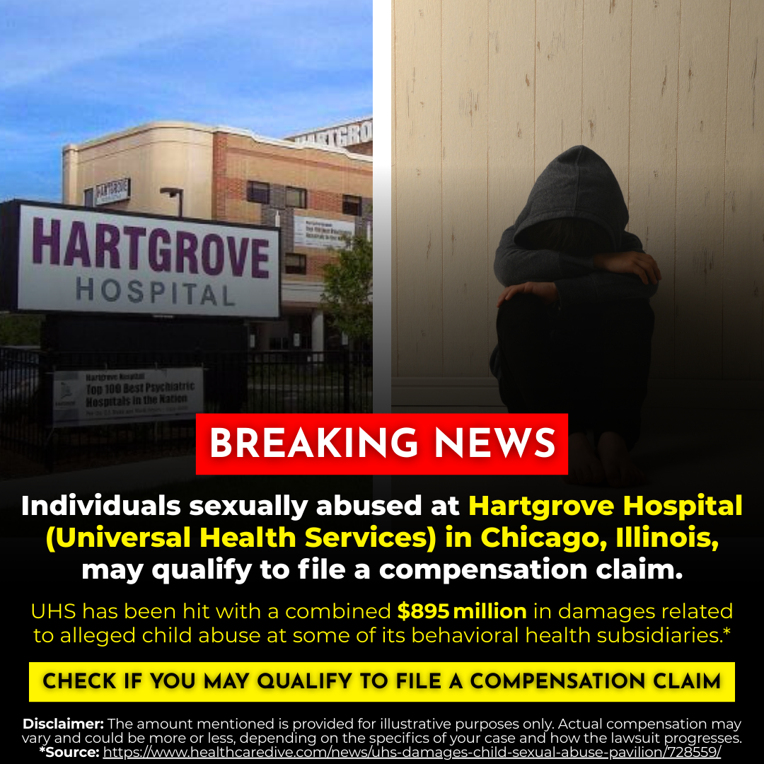 Illinois Abuse Compensation Facebook ad: Report Sexual Abuse at Hartgrove Hospital