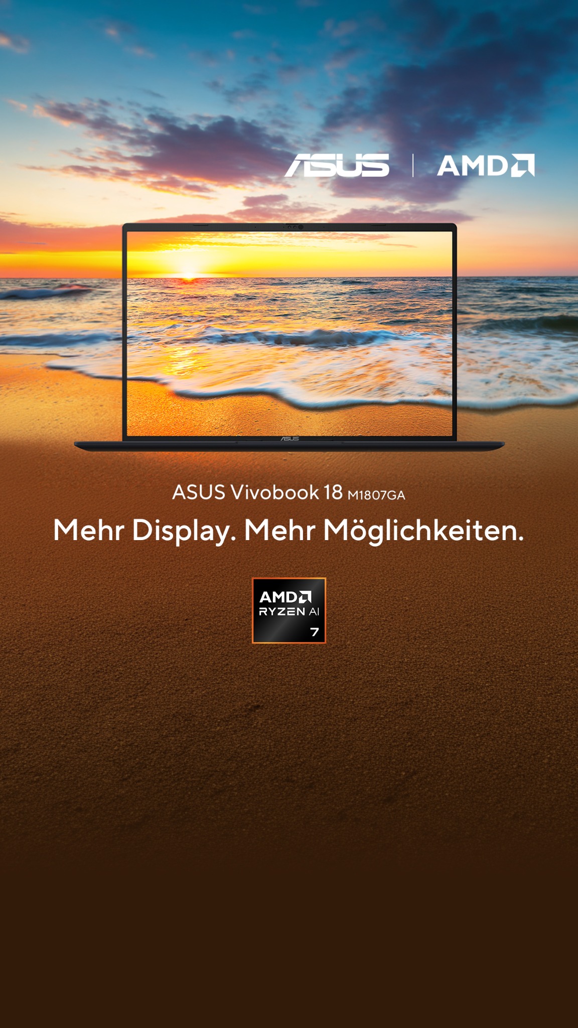 ASUS Facebook ad: ASUS Vivobook 18