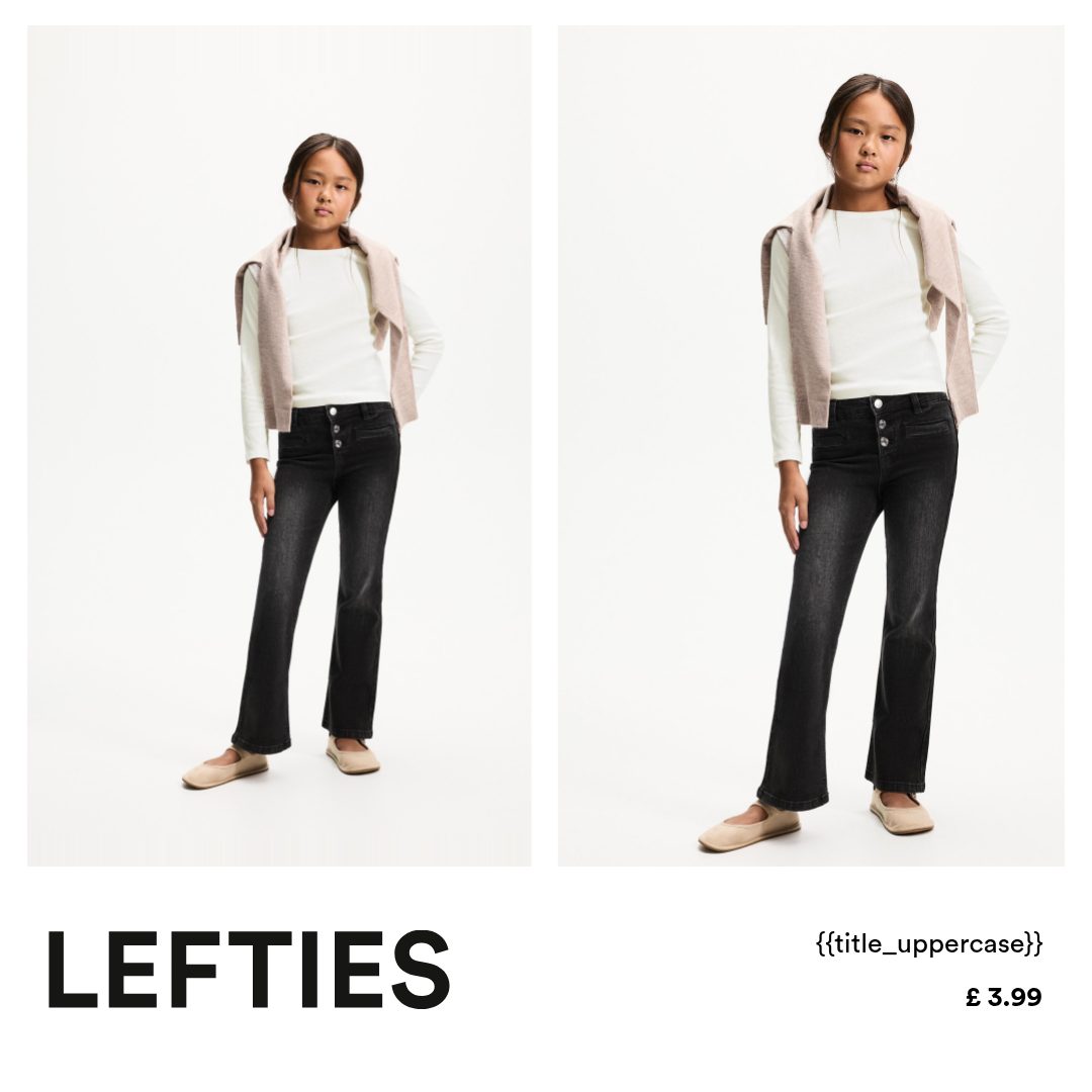 Lefties Facebook ad: LEFTIES has arrived in the UK.