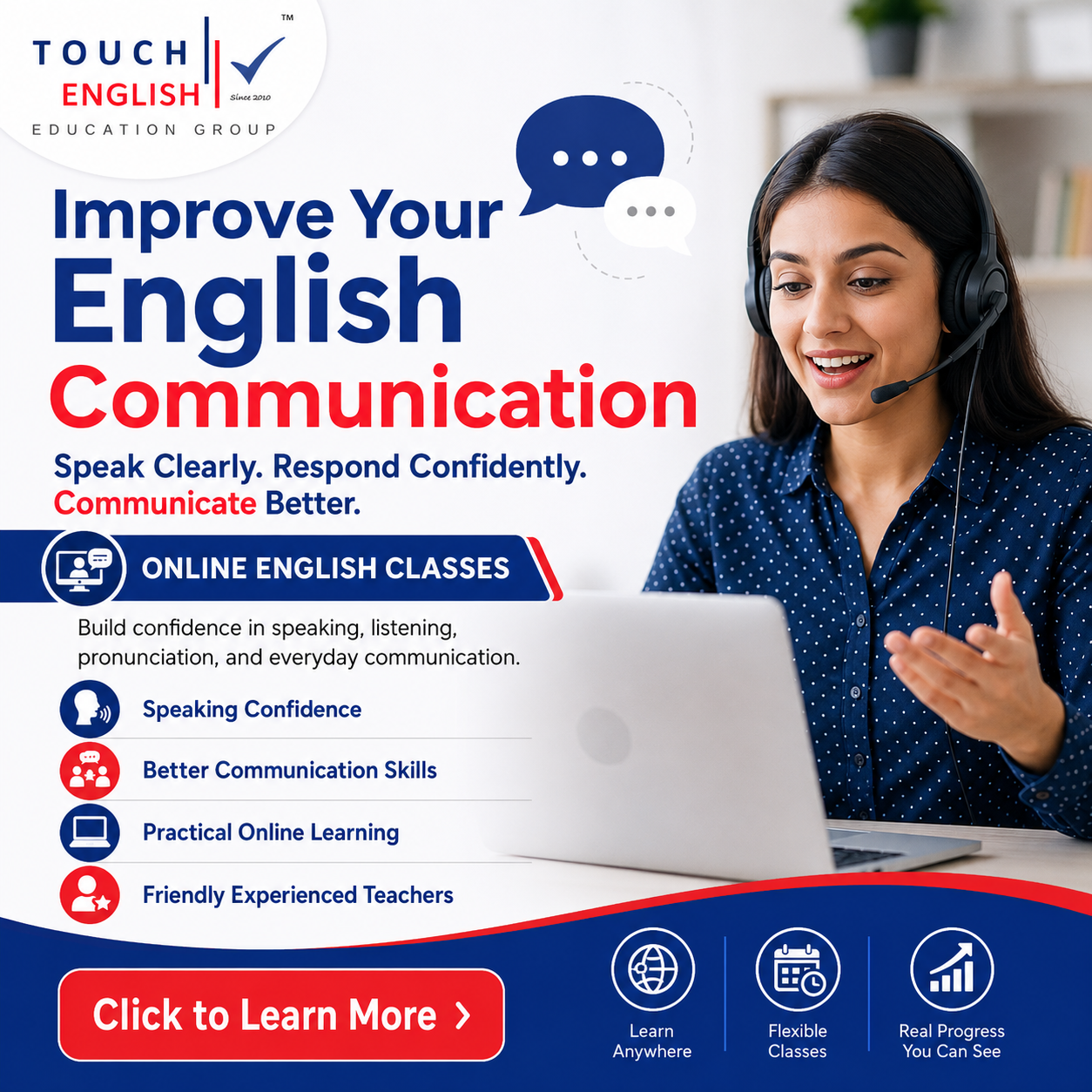 TOUCH English 英语教育中心 Facebook ad