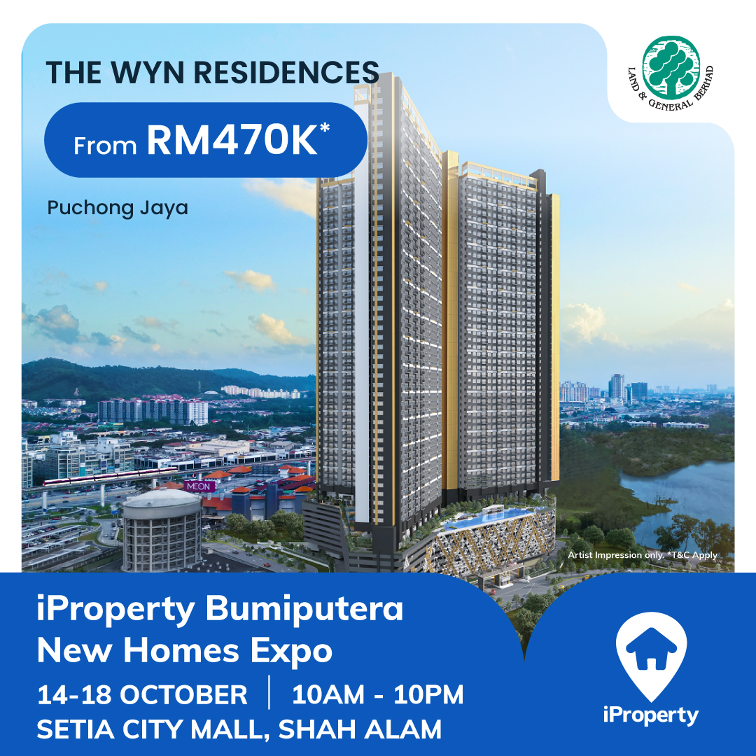 iProperty.com.my Facebook ad: iProperty Bumiputera New Homes Expo, Setia City Mall…
