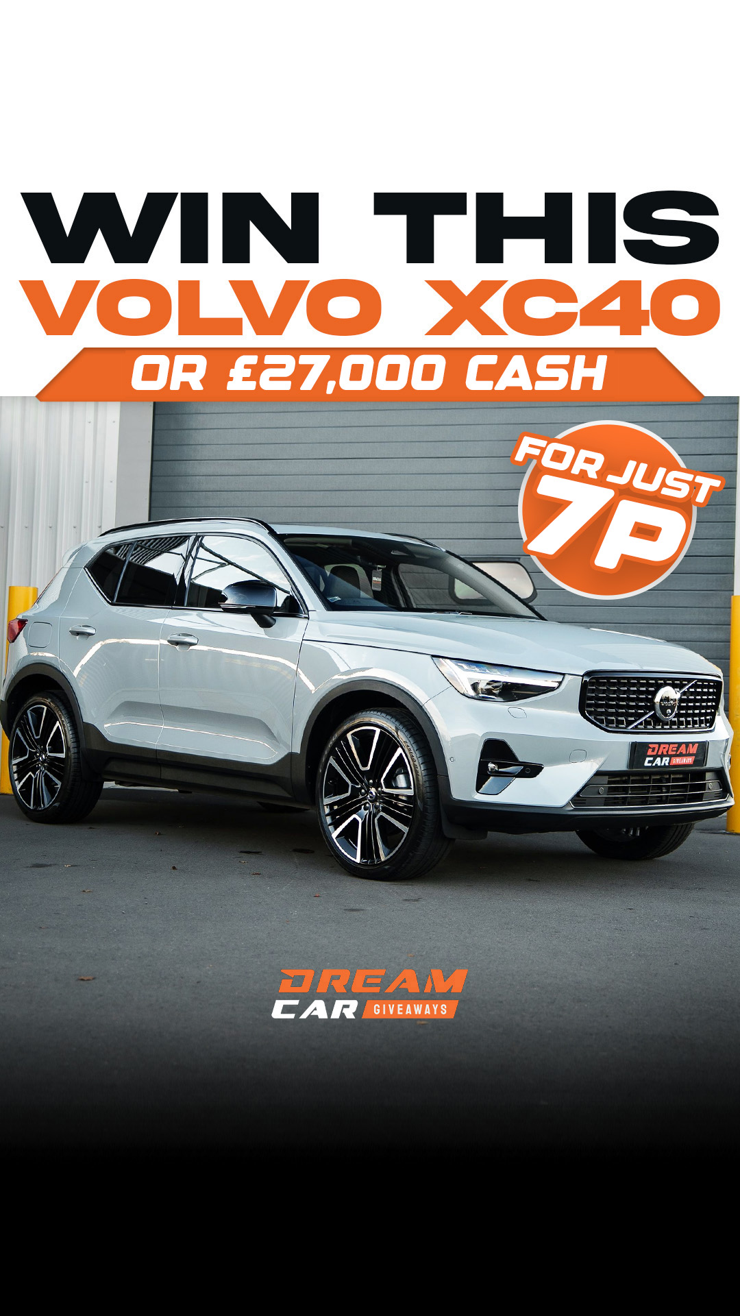 Dream Car Giveaways Facebook ad