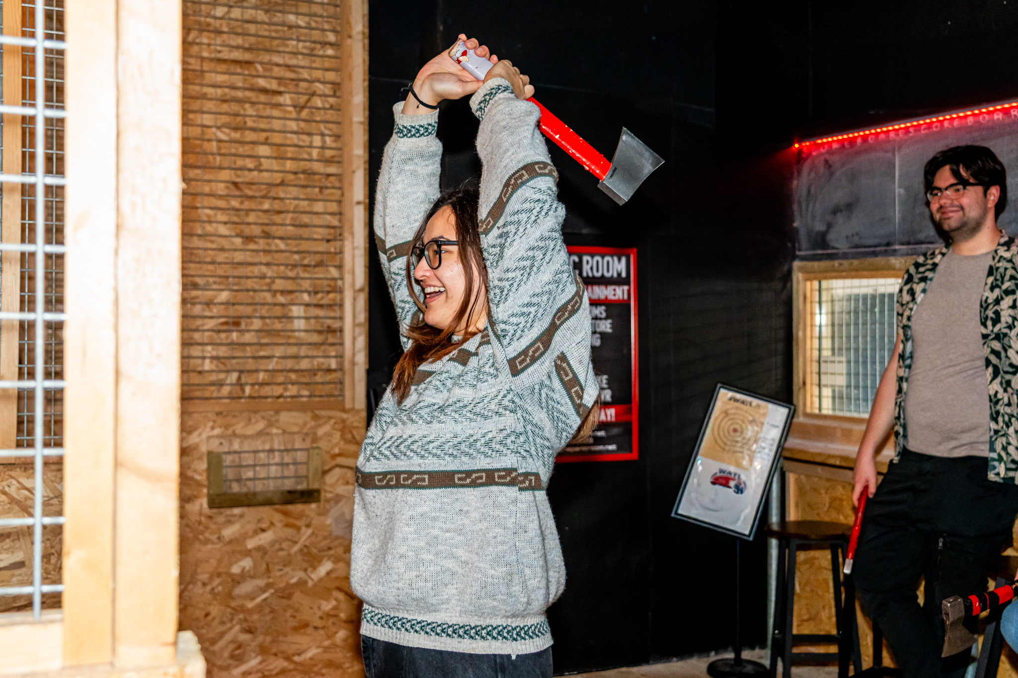 The Panic Room - Gravesend Facebook ad: Axe Throwing Experience