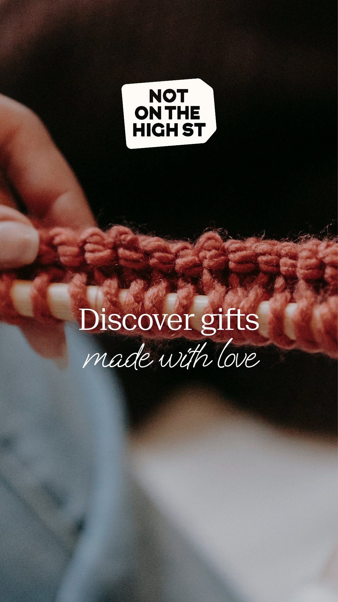 notonthehighstreet Facebook ad: Gifts that aren't off a shelf