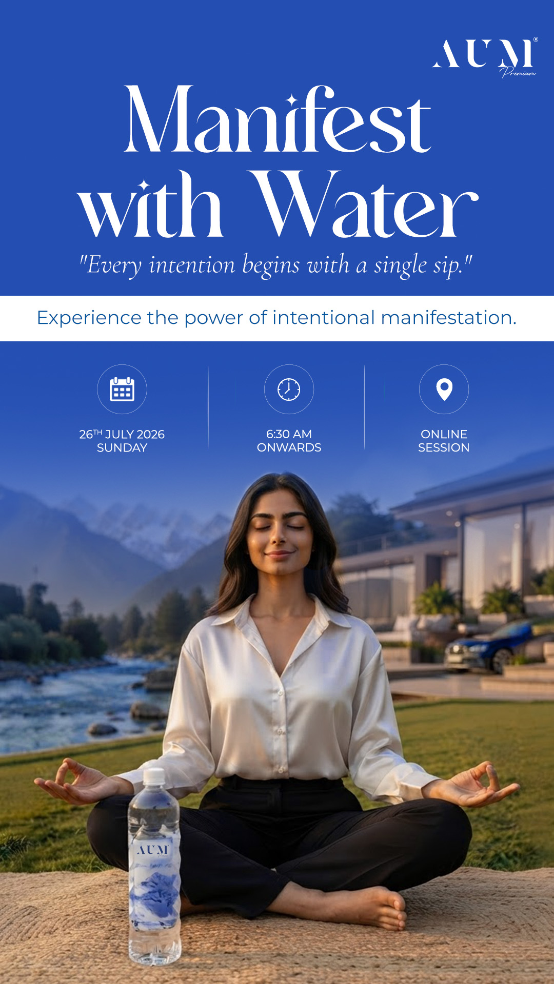 AUM Premium Facebook ad: Join the AUM Premium Wellness Club!