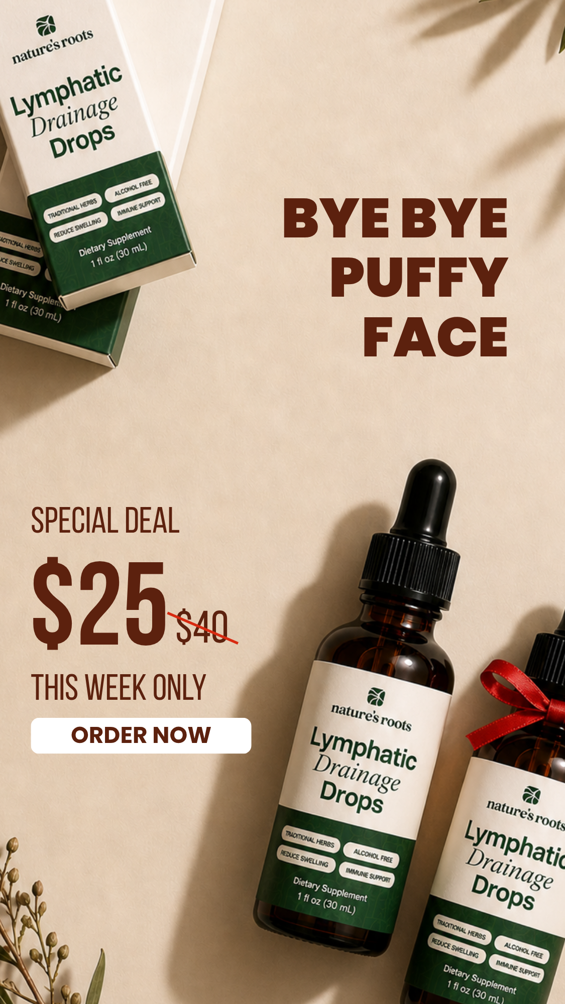 Natures Roots Facebook ad