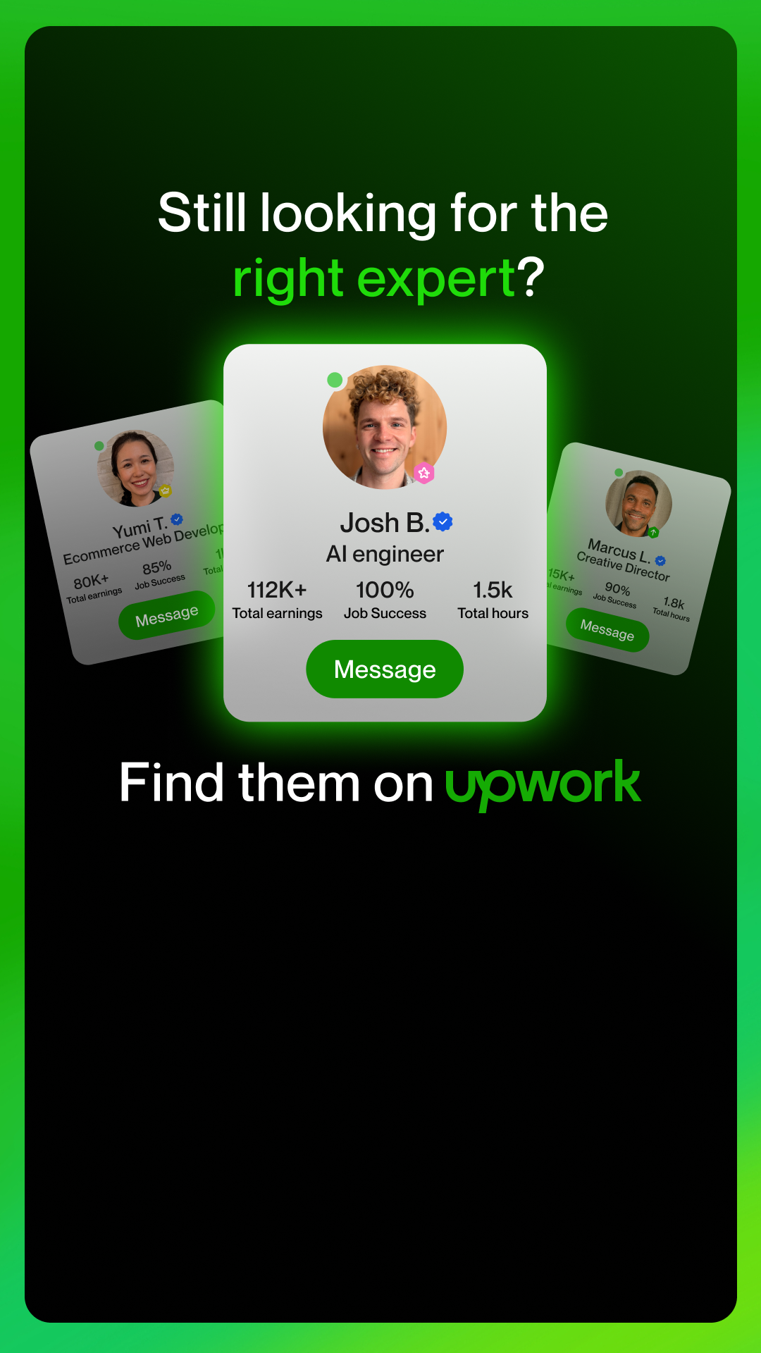 Upwork Facebook ad