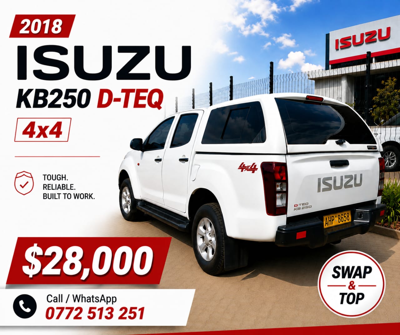 Zimbabwe Online Classifieds Adverts Facebook ad: Manual 4x4