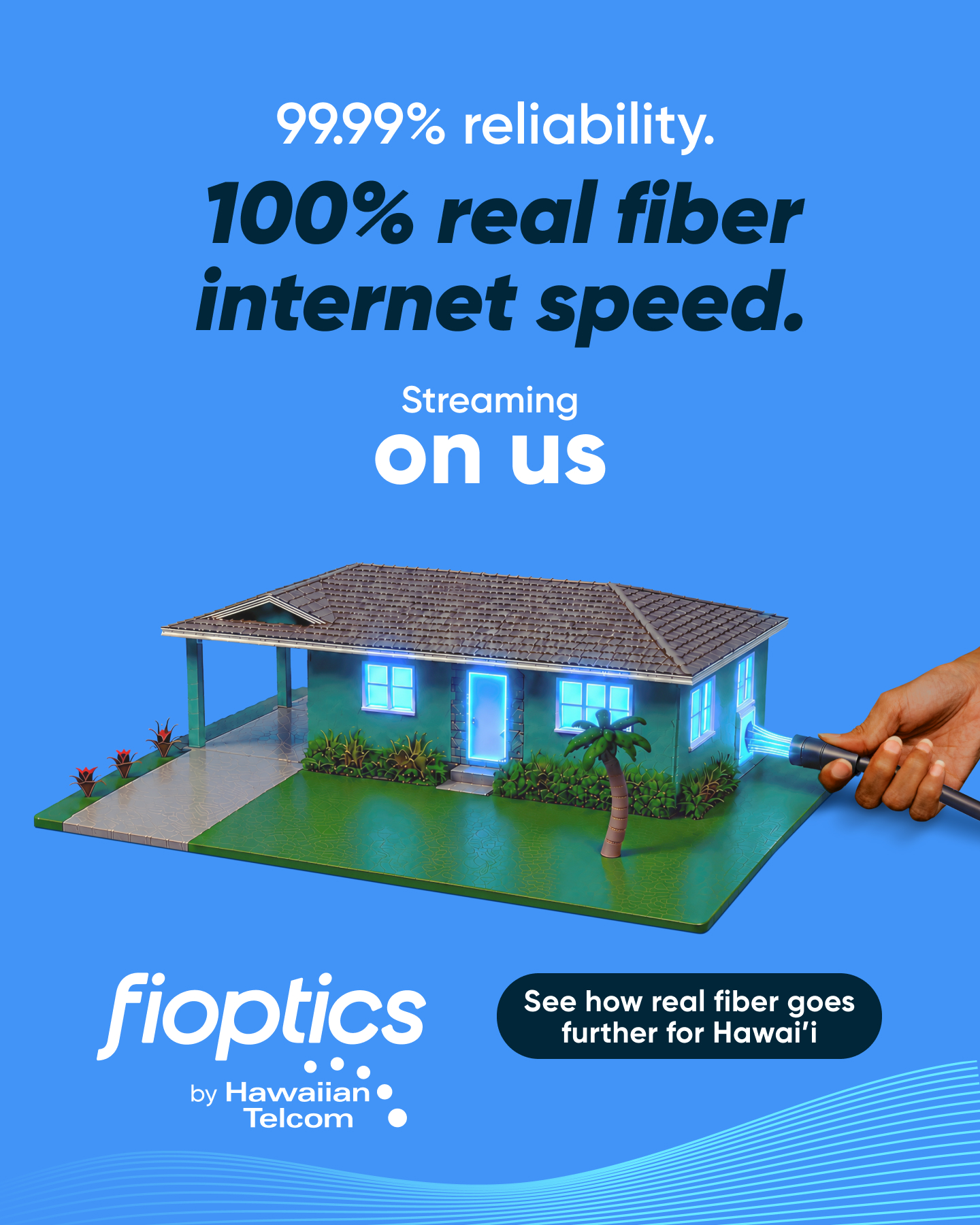 Hawaiian Telcom Facebook ad: Hawai’i - we got you.