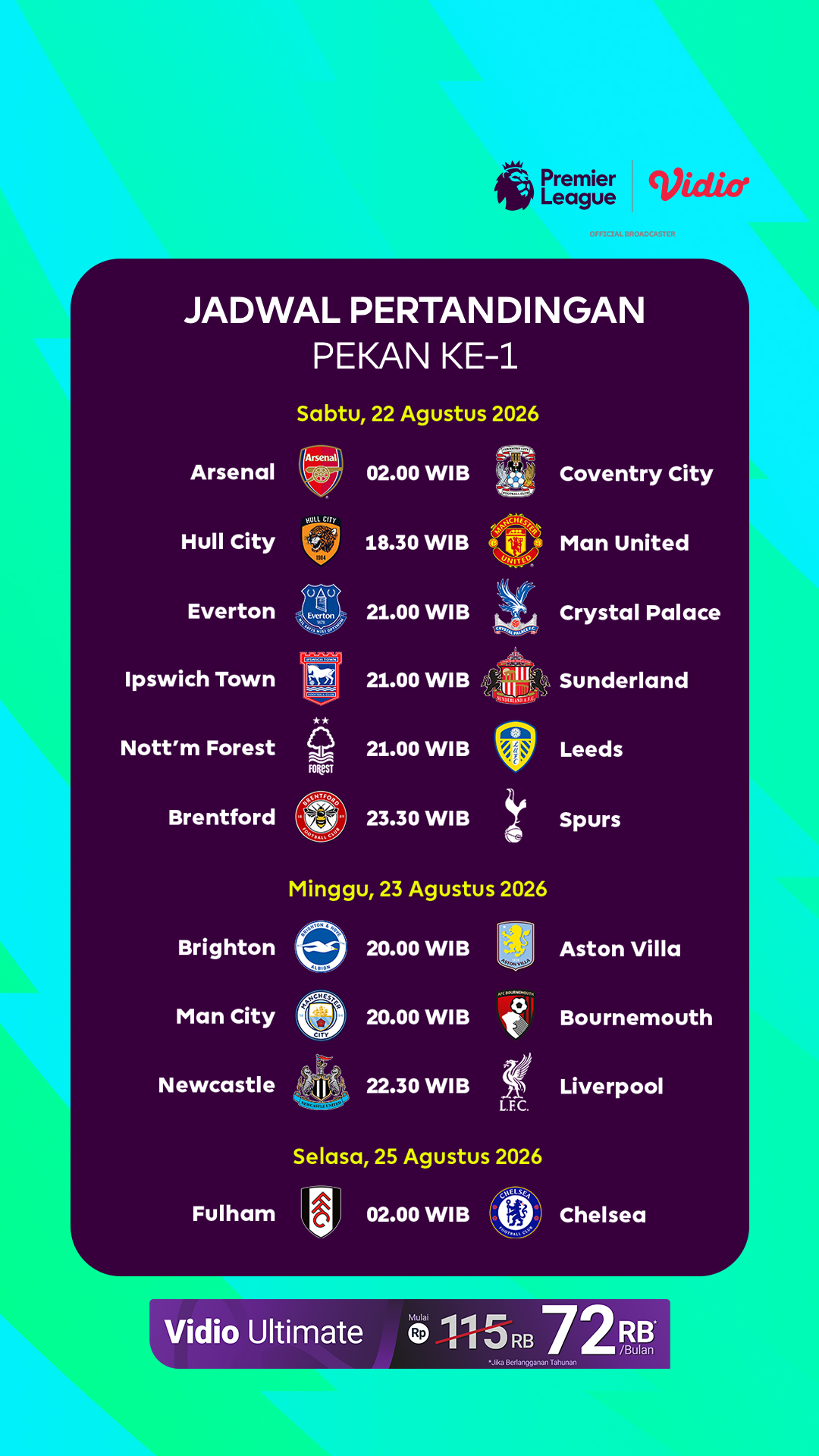 VidioSports Facebook ad