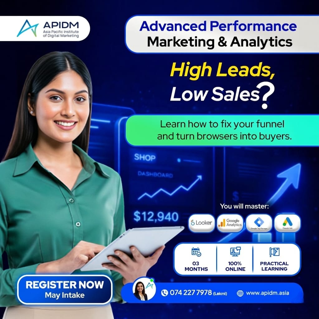 Asia Pacific Institute of Digital Marketing - APIDM Facebook ad