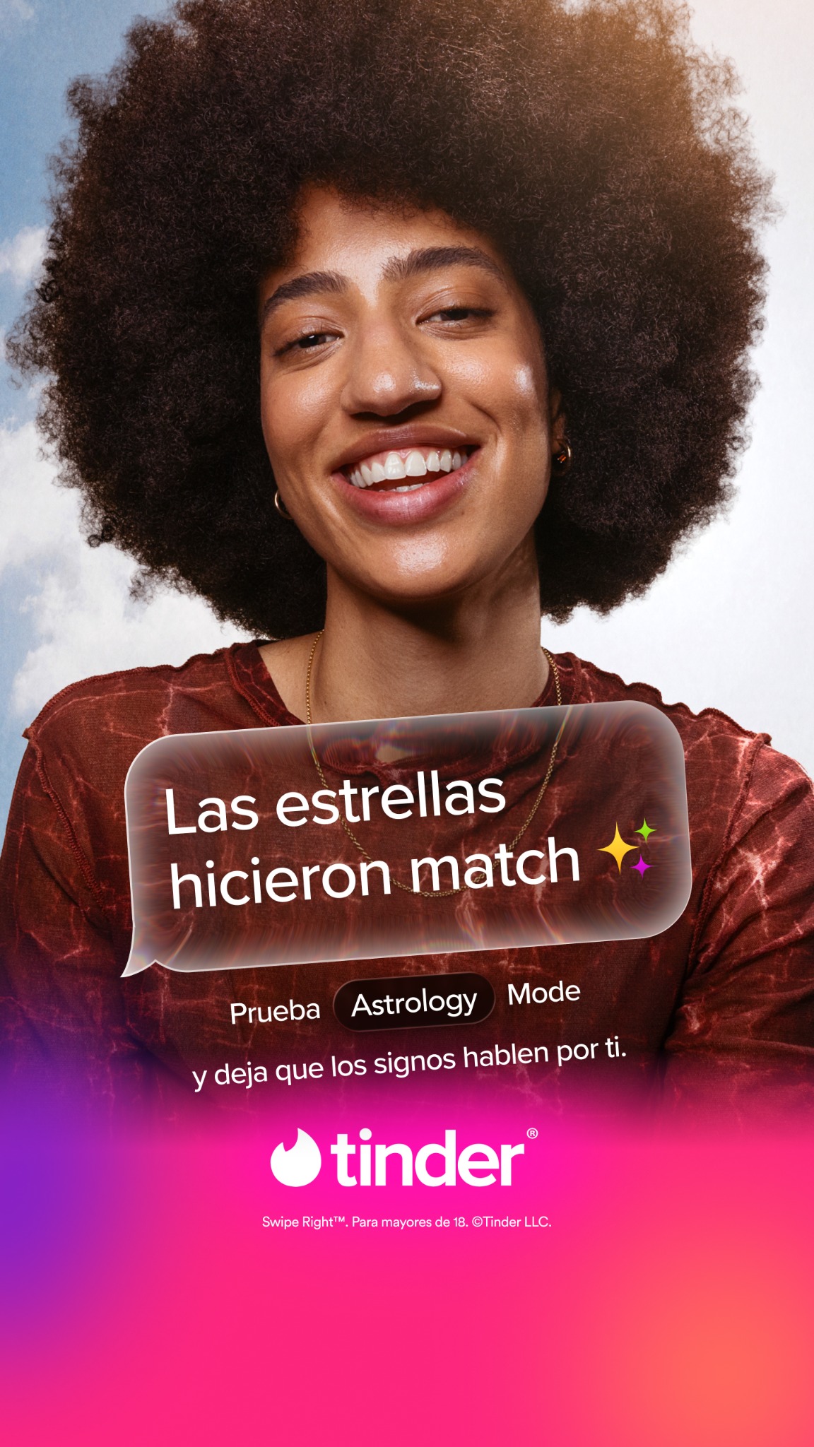 Tinder Facebook ad
