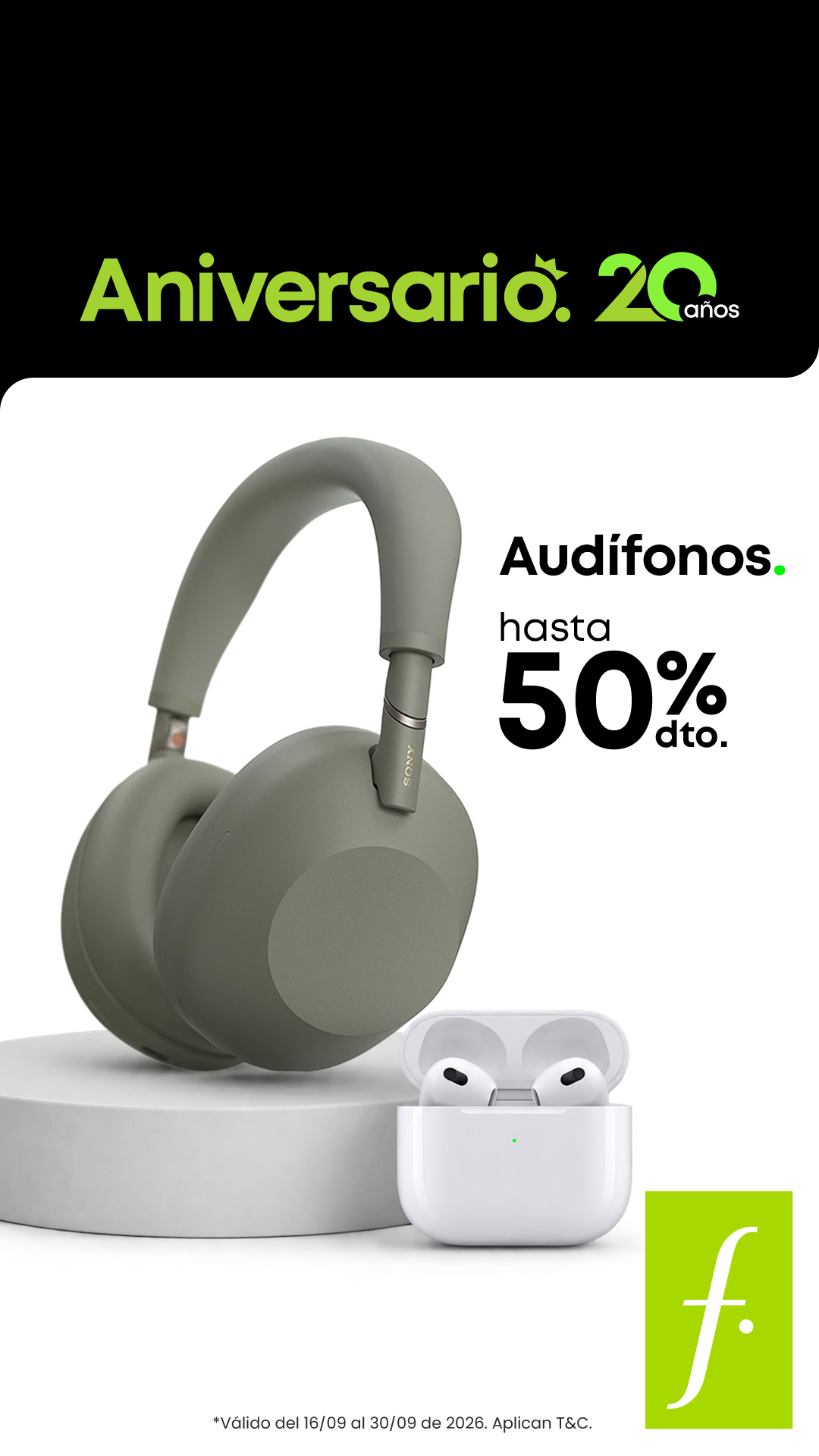 Falabella Colombia Facebook ad: Aniversario Falabella