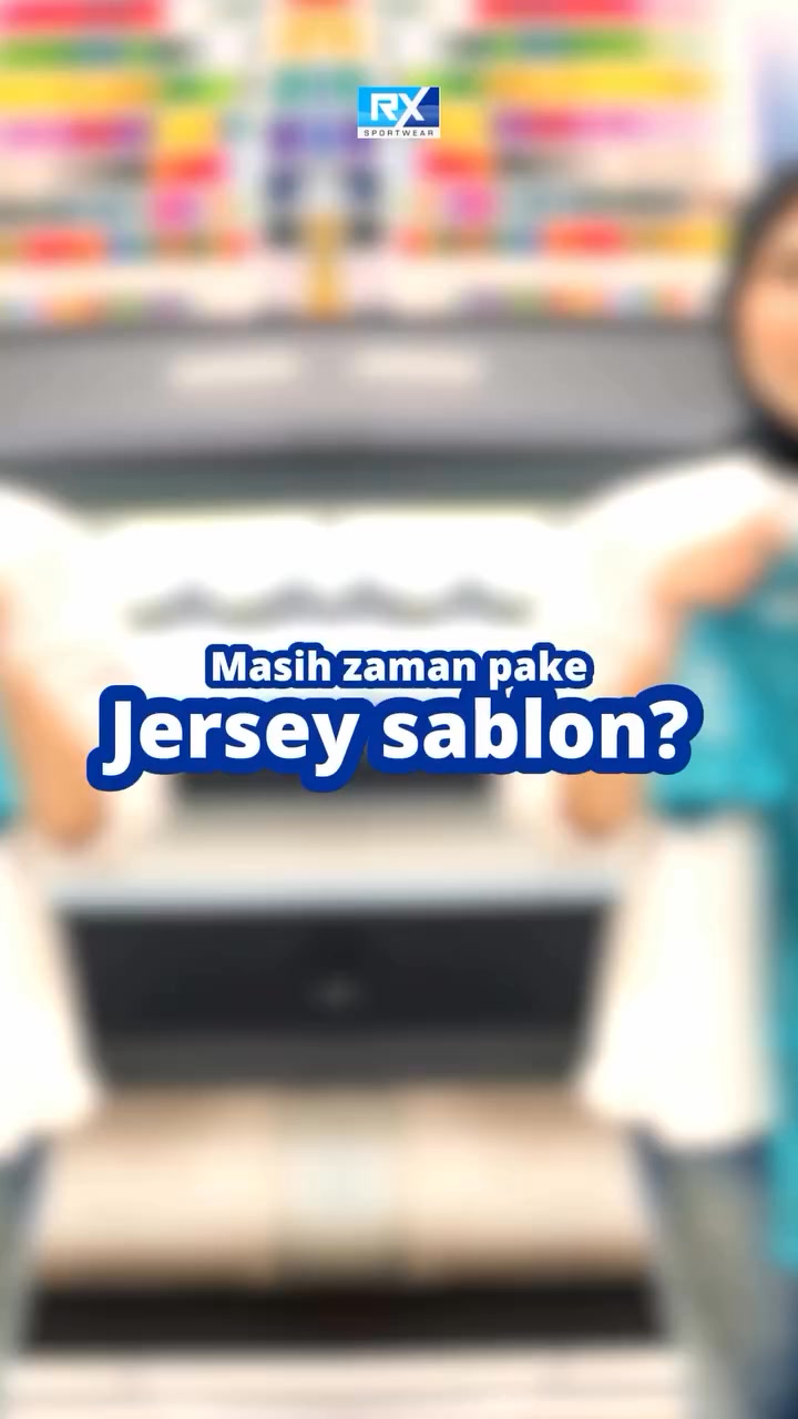 RX Sportwear Facebook ad: JERSER CUSTOM CUMA 70.000 SUDAH FREE ONGKIR!