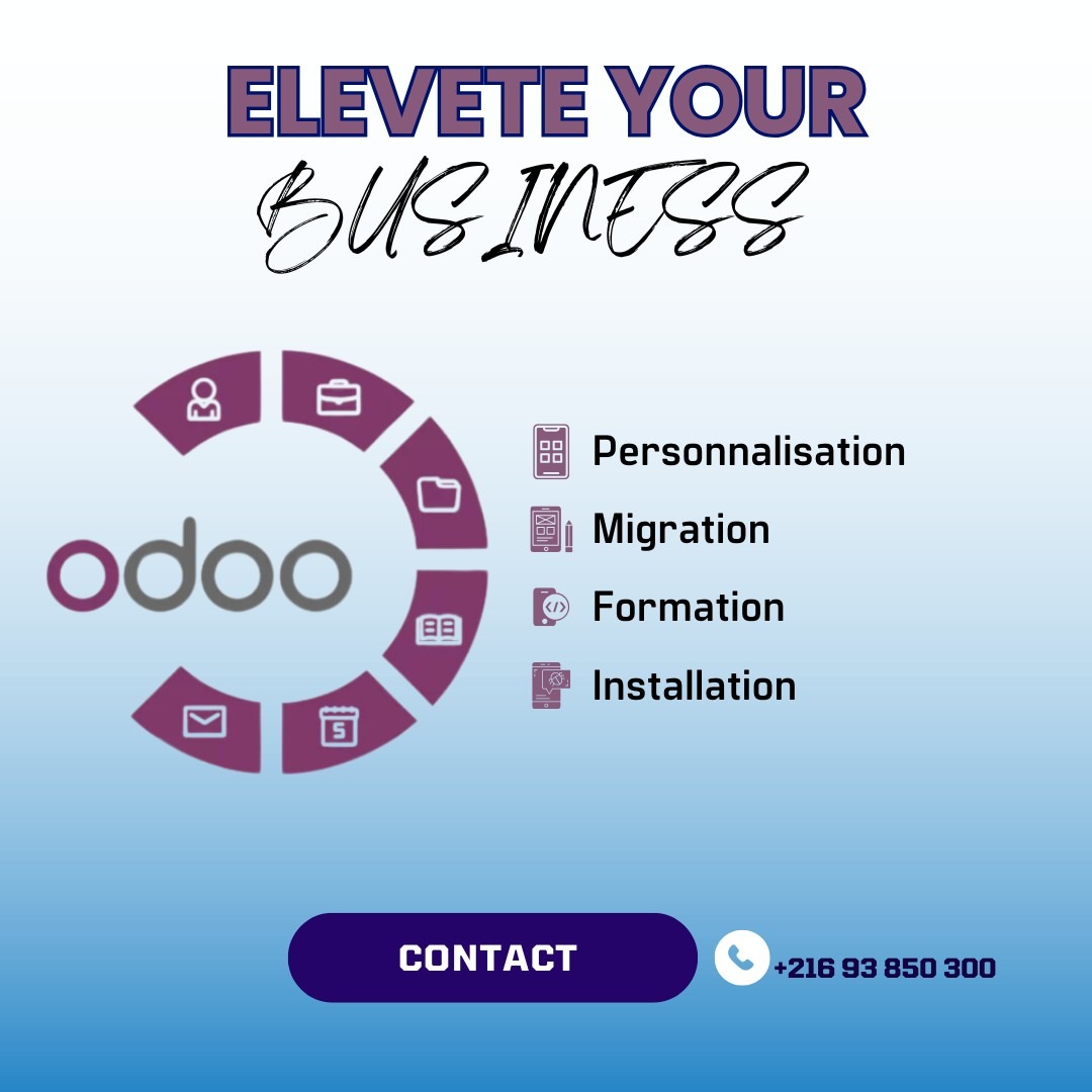 Odooservices.tn Facebook ad: Chat in Messenger