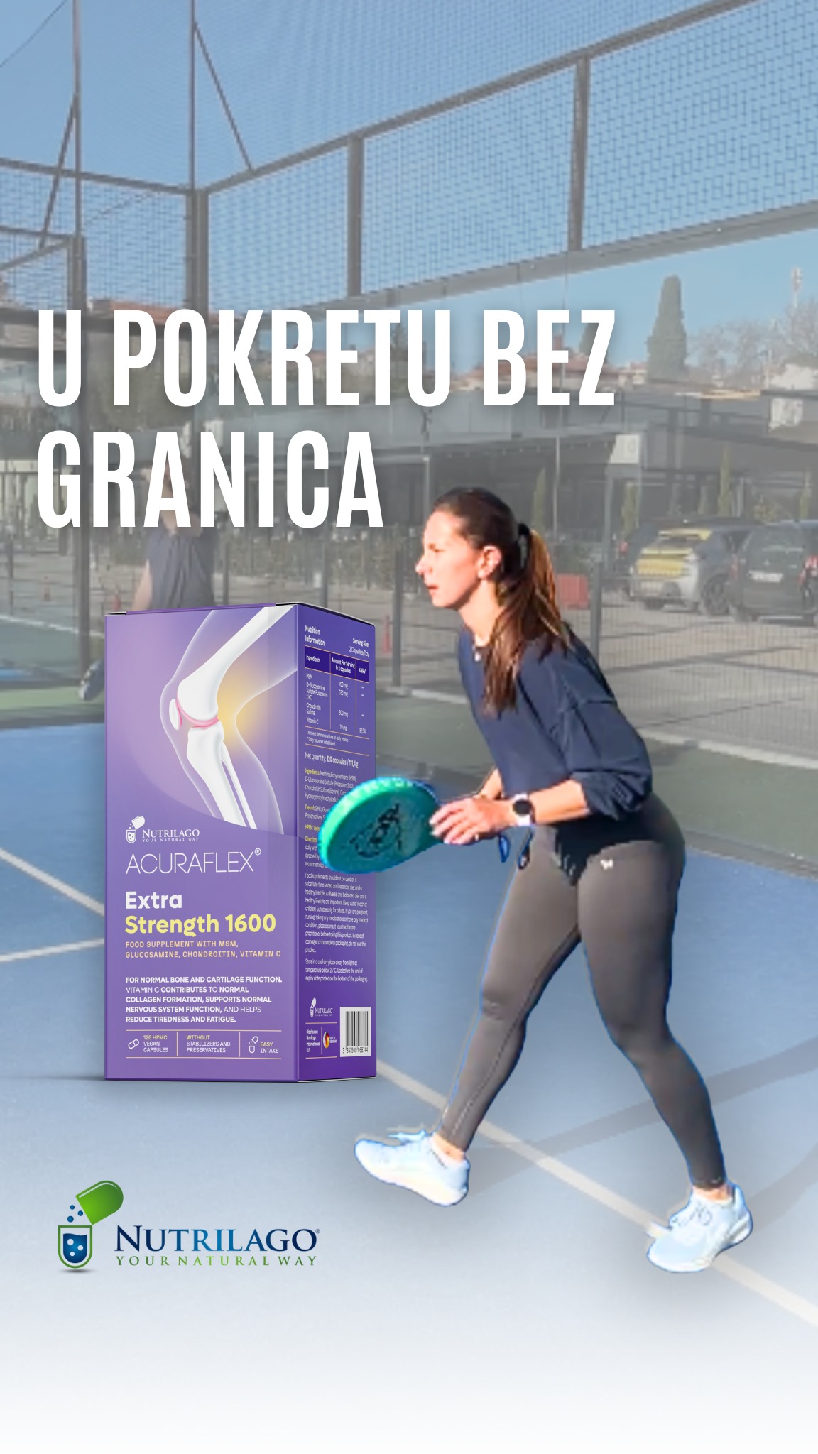 Nutrilago Hrvatska Facebook ad: Kad želite više učiniti za hrskavicu i zglobove
