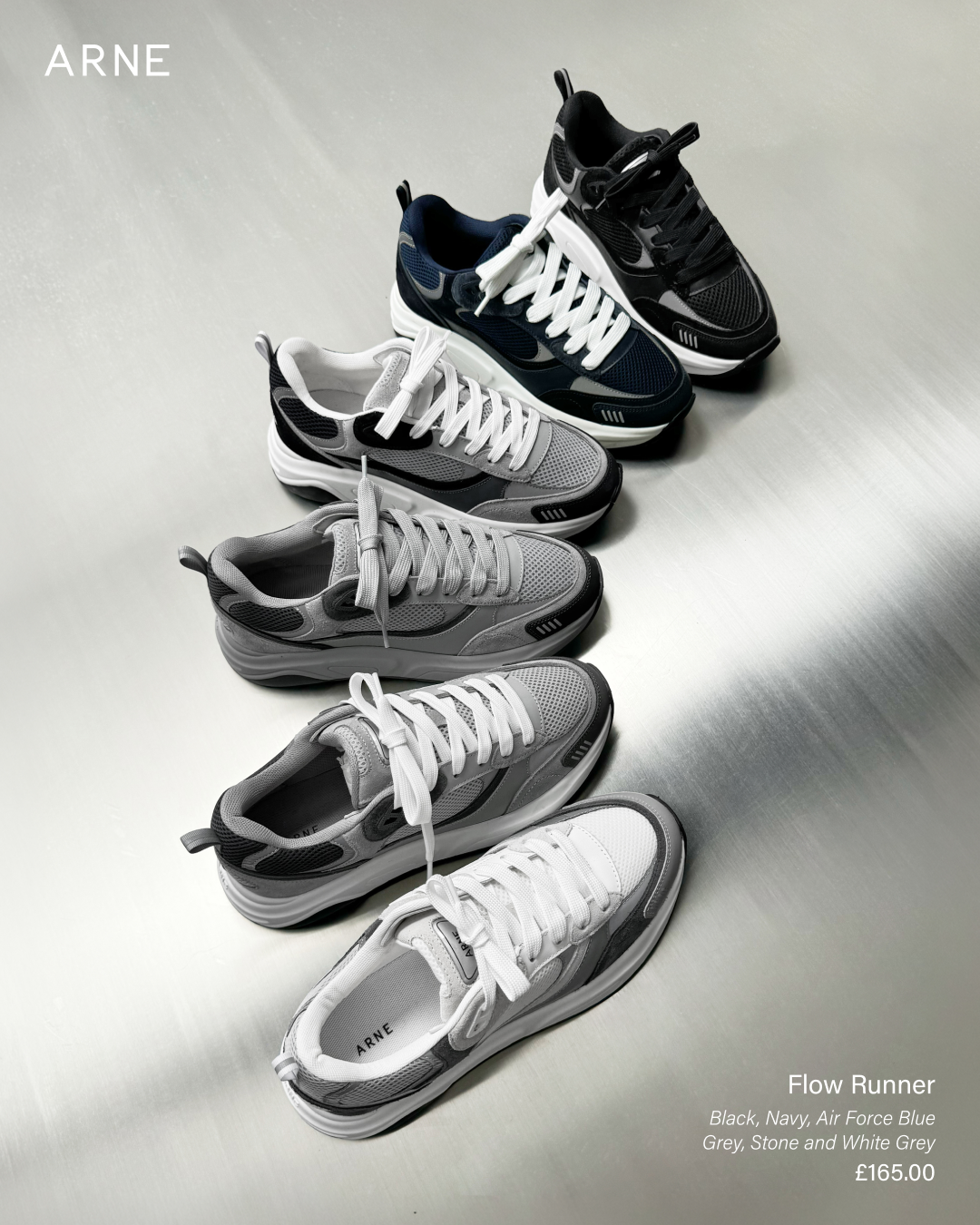 Arne Facebook ad: ARNE FLOW RUNNER