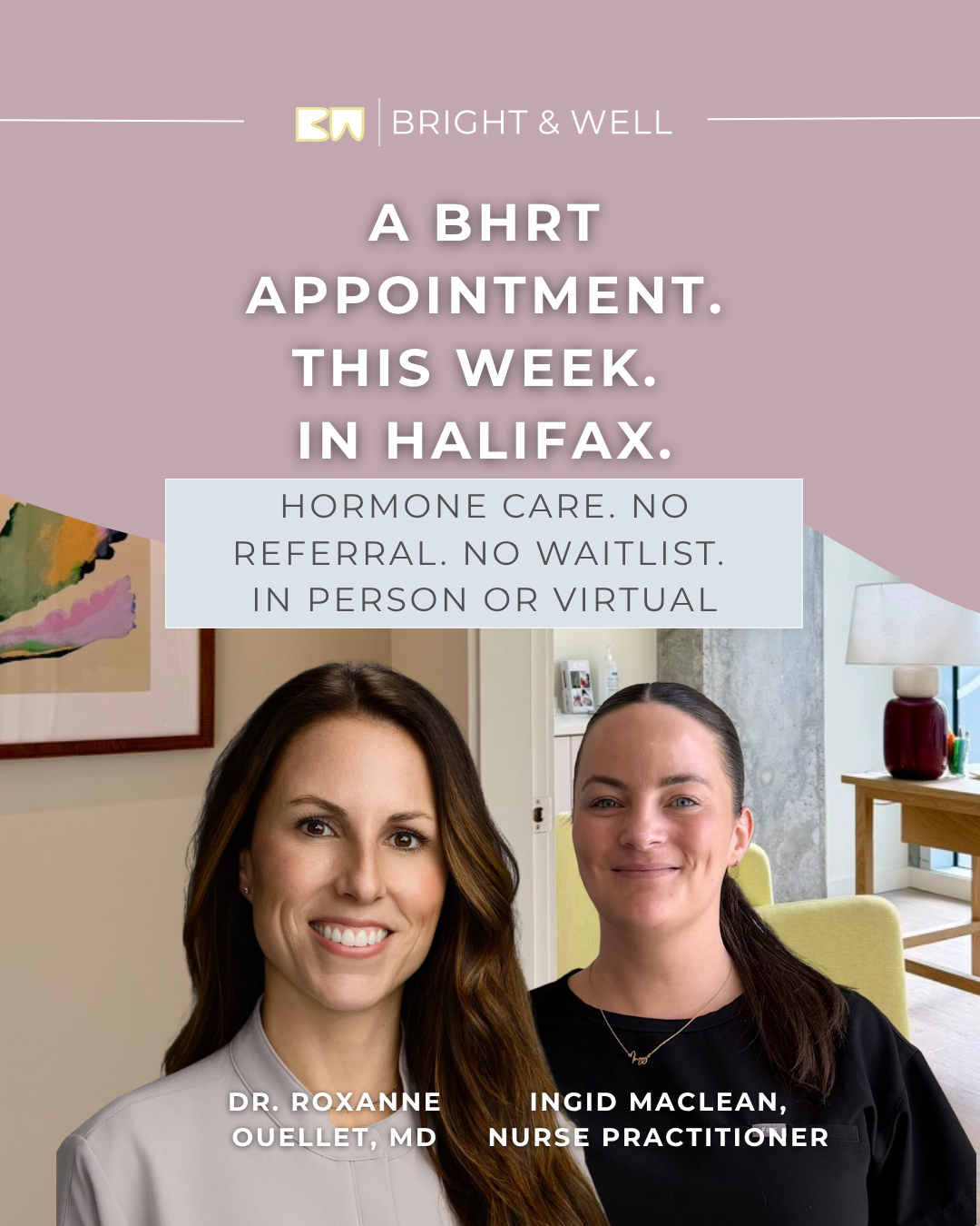 Bright & Well Facebook ad