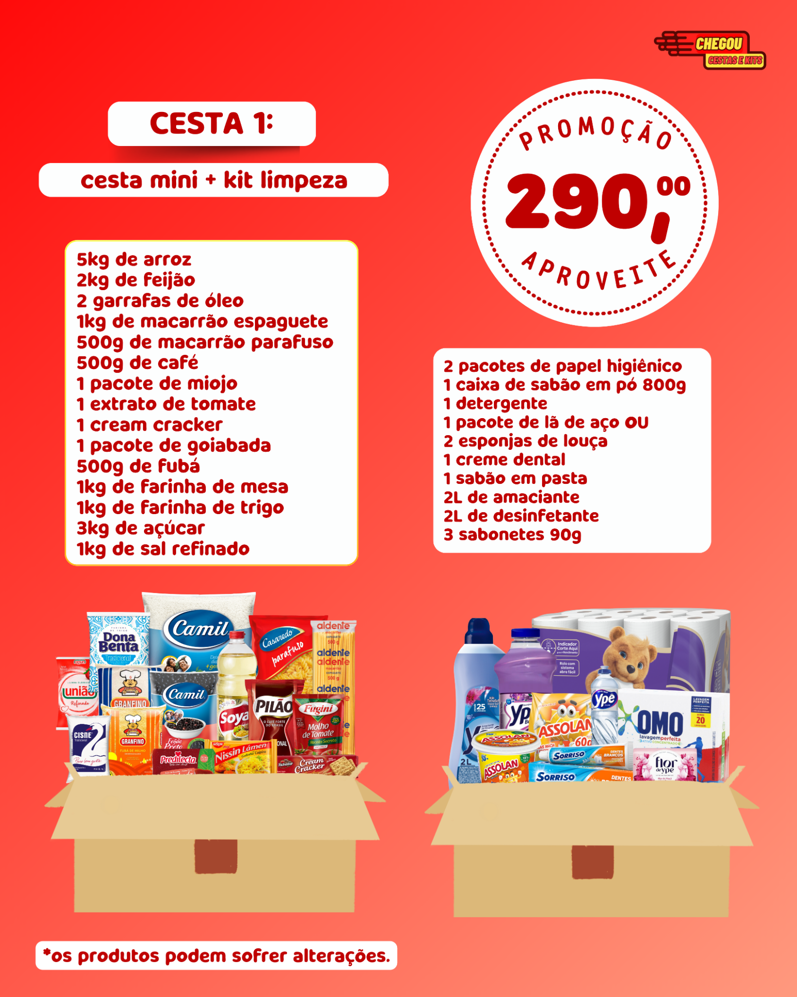 Chegou Cestas Facebook ad: Vendas de Cestas básicas para você e sua…