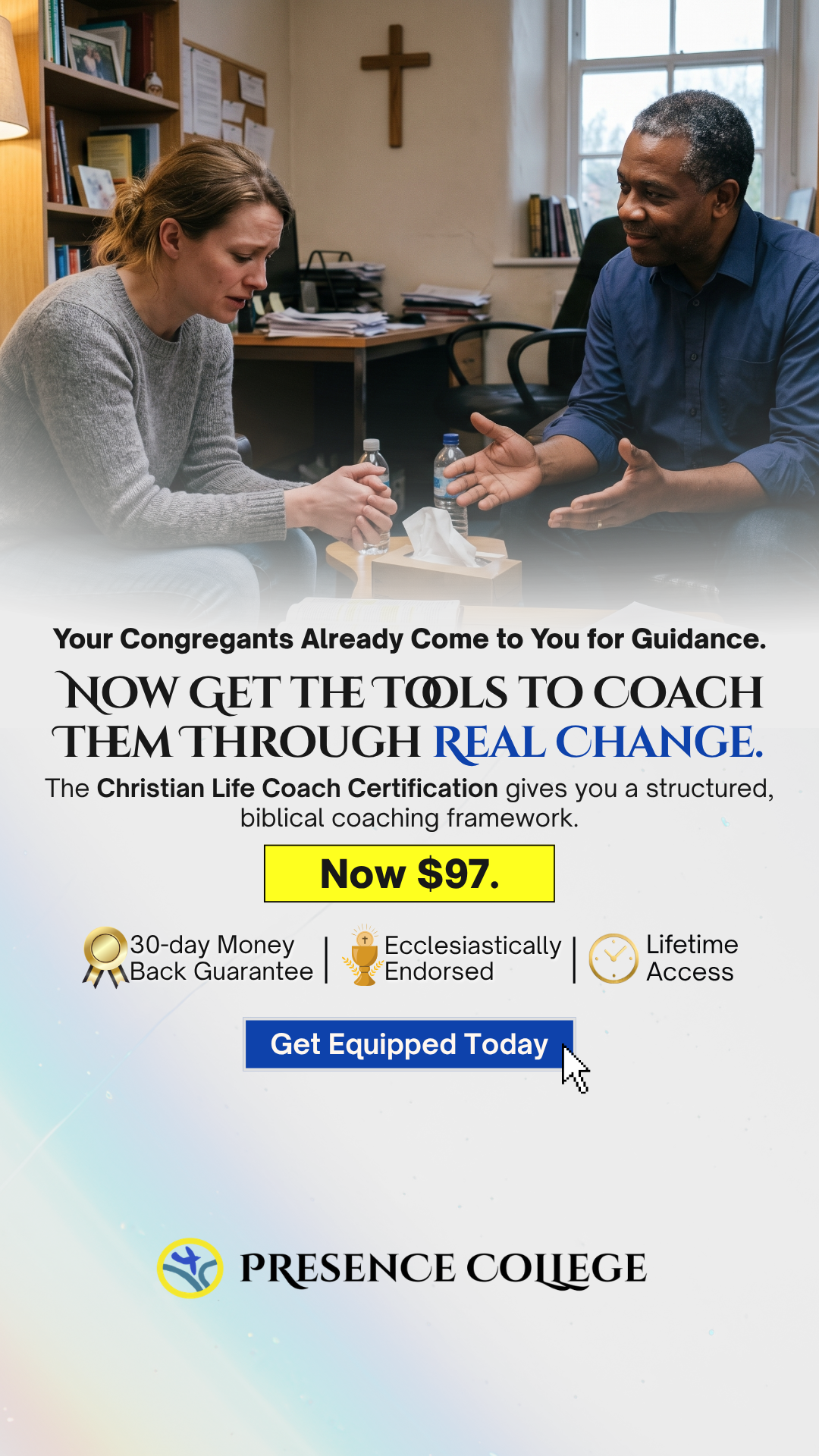 Presence College Facebook ad