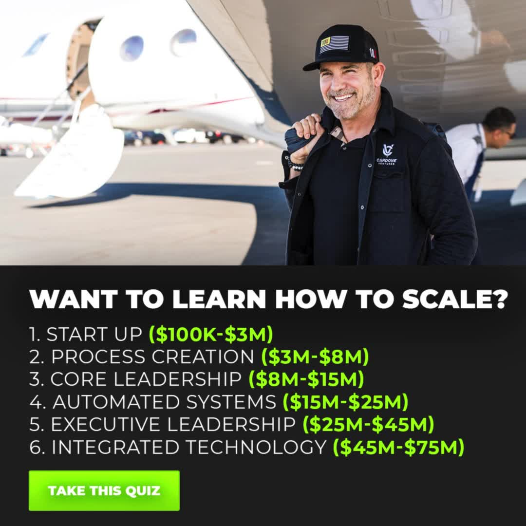 Cardone Ventures Facebook ad