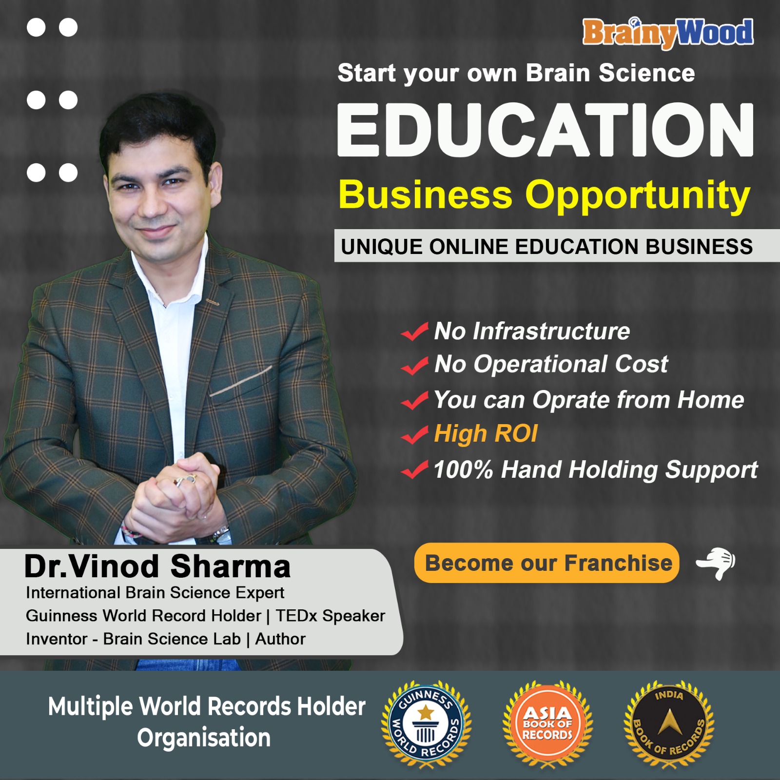 Brainywood Franchisee Facebook ad: India’s Fast-Growing Education Business Opportunity Awaits…