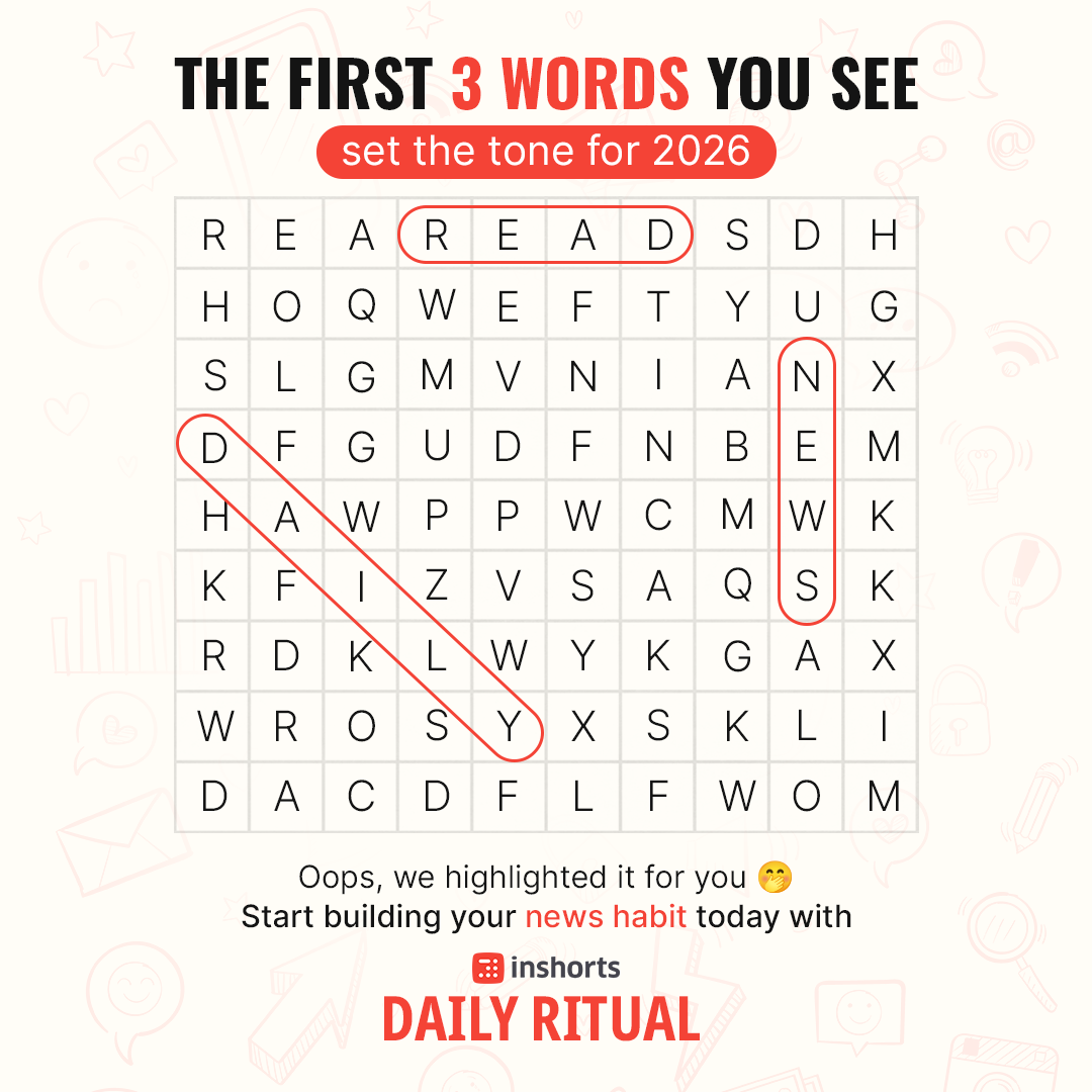 Inshorts Facebook ad: Start reading now