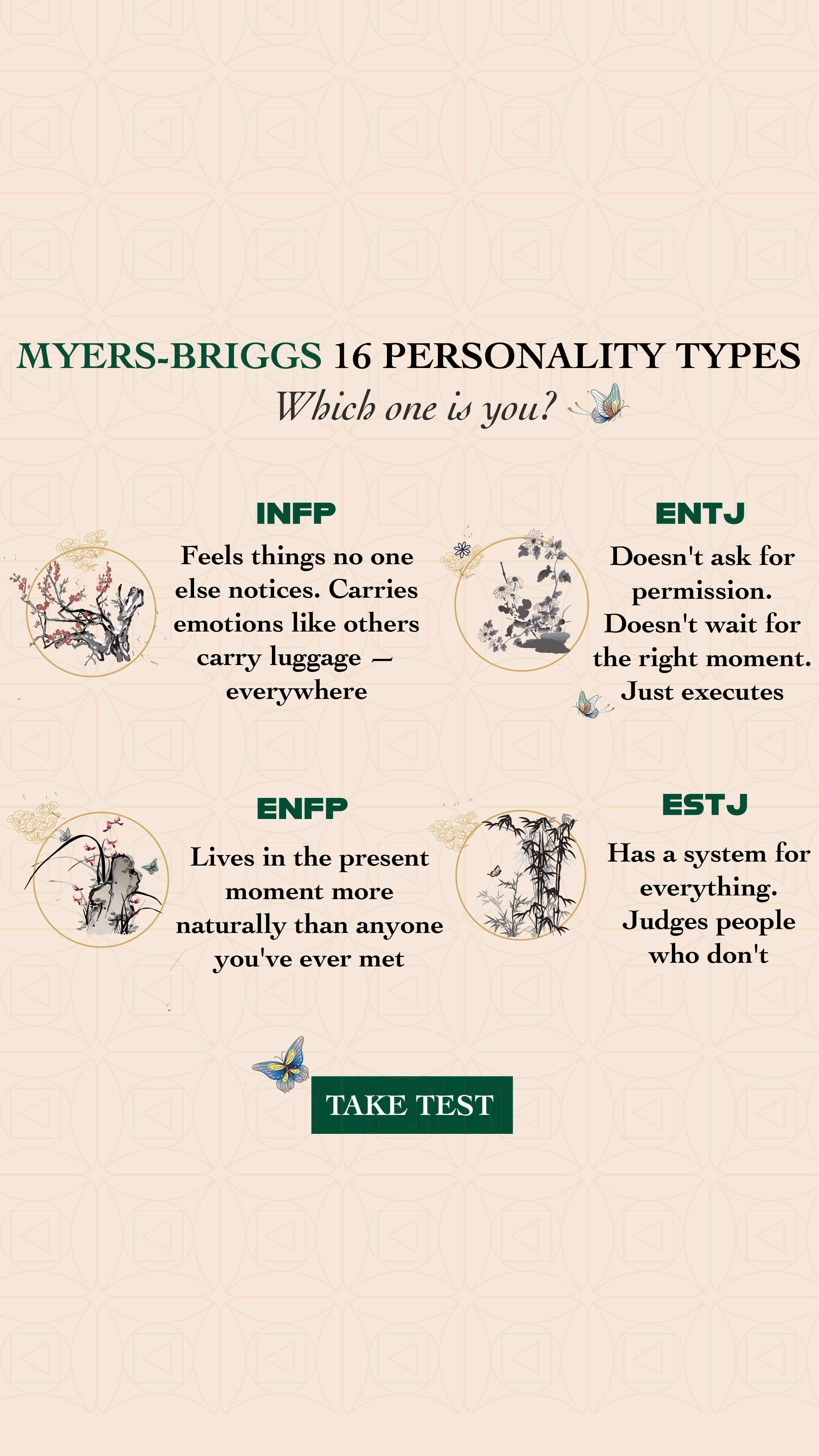 Personality Type Facebook ad
