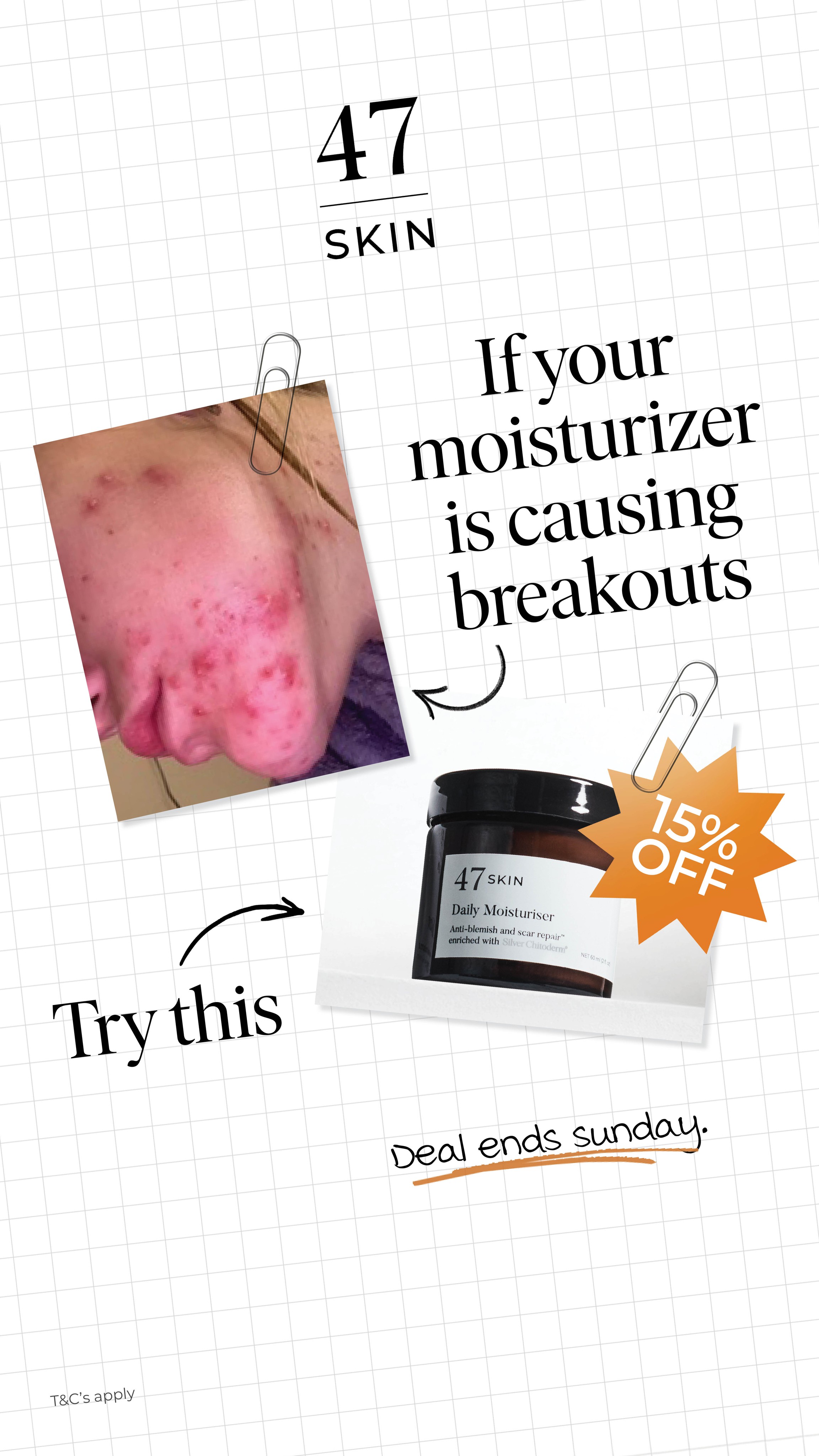 47Skin Facebook ad