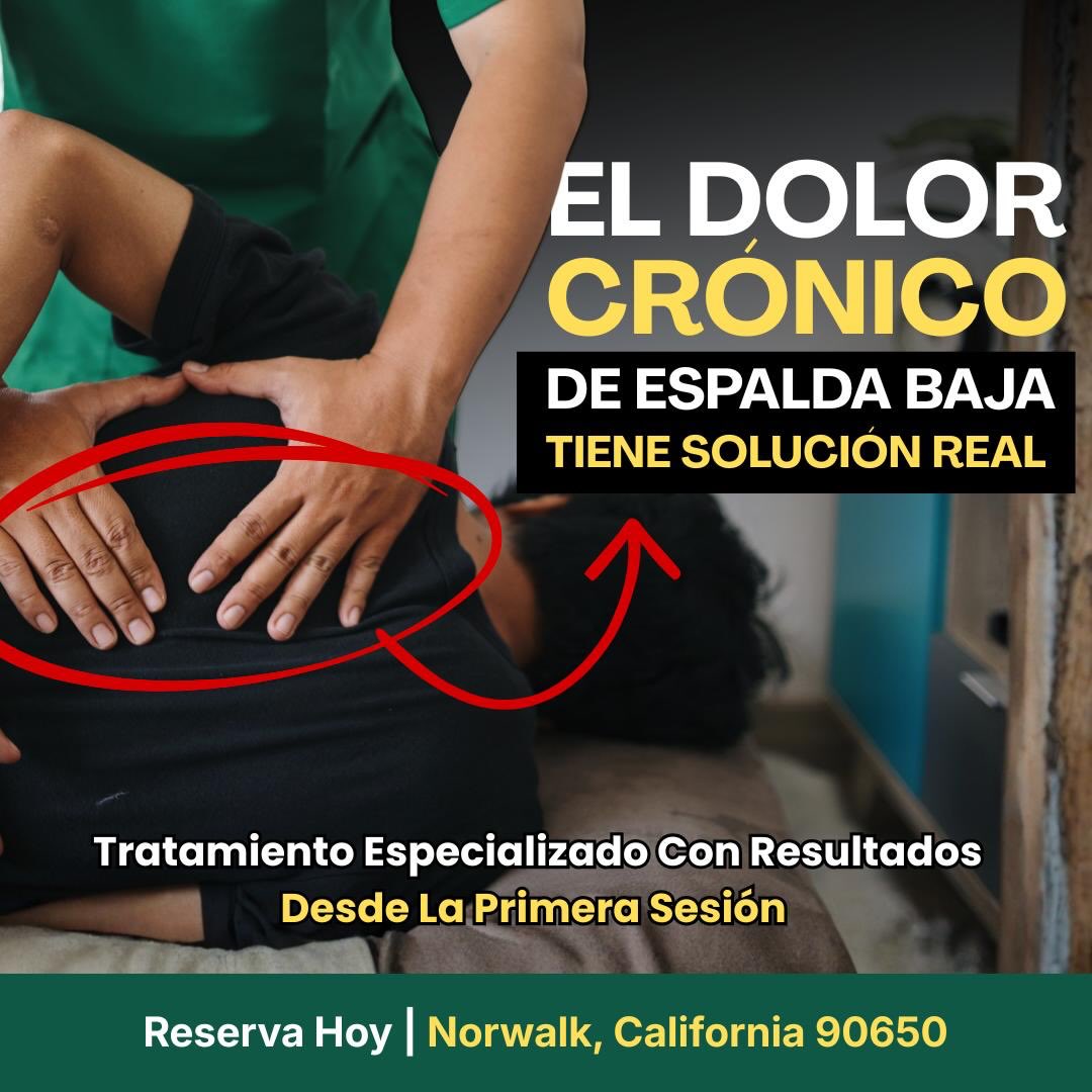 L.A. Massage Therapy Facebook ad: Chatea con nosotros HOY