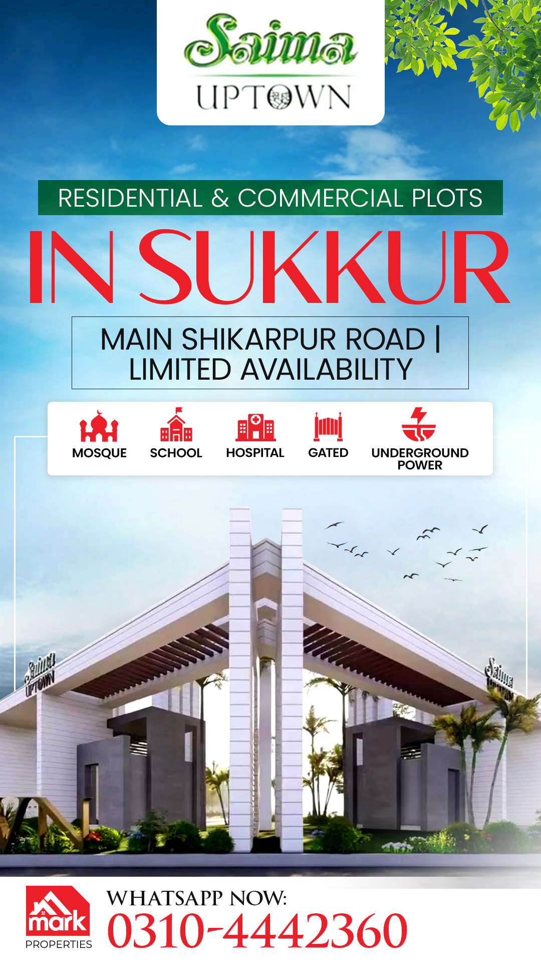 Mark Properties Facebook ad from Jan 9, 2026