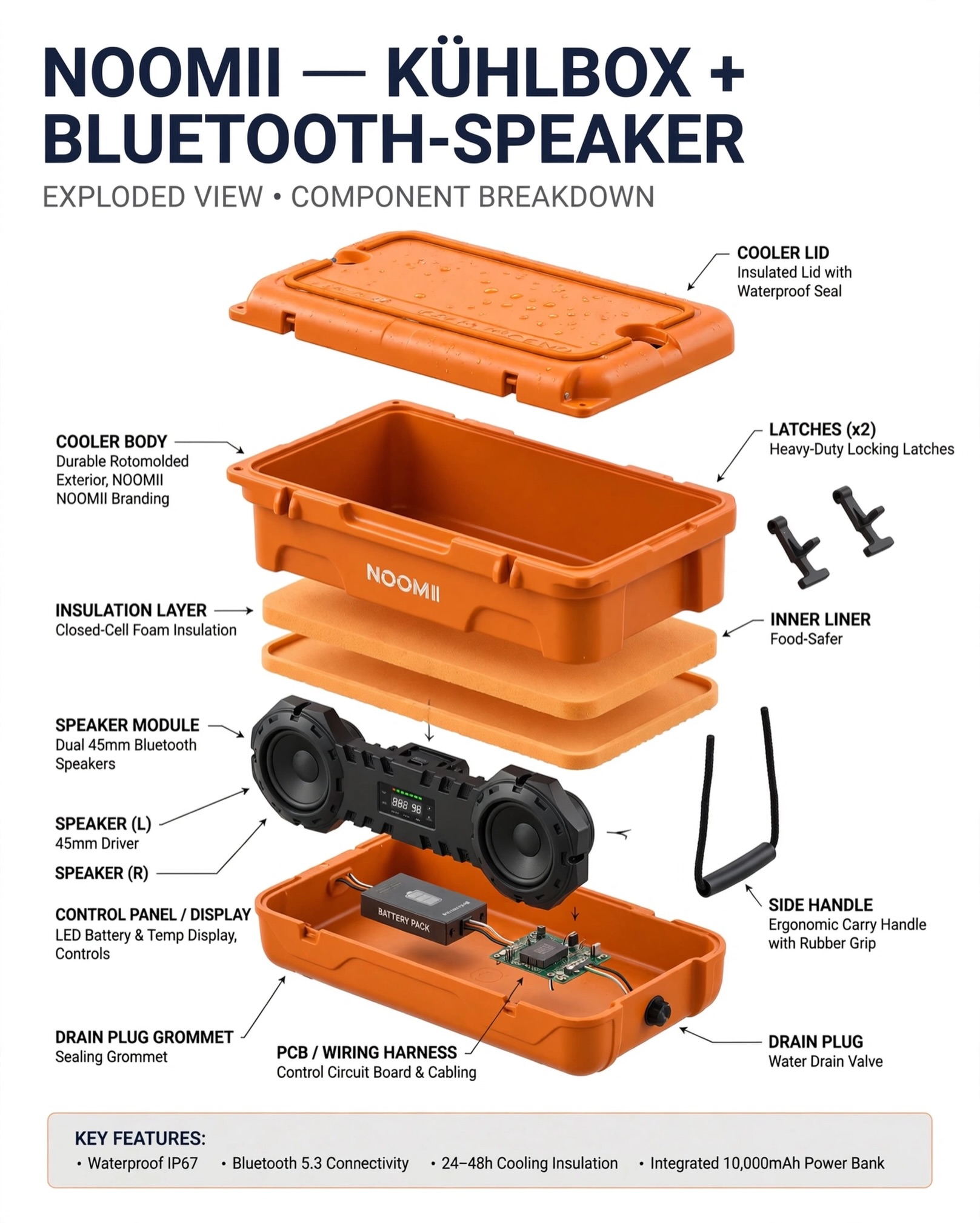 NooMii Facebook ad: NooMii ArcticBeat 45, Premium Kühlbox mit…