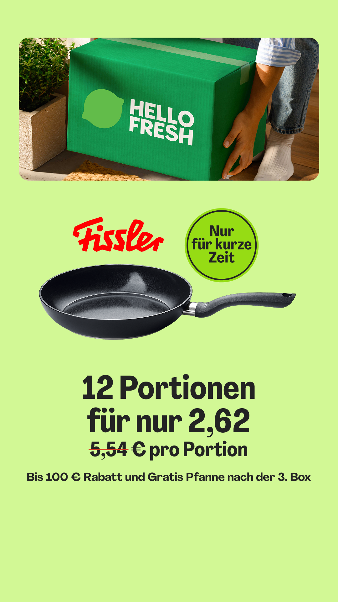 HelloFresh Facebook ad