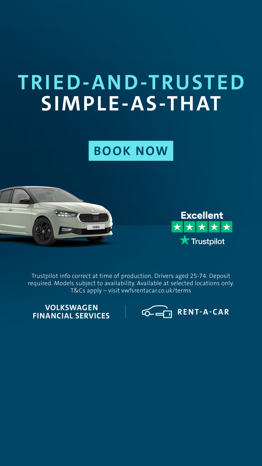 VWFS Rent-a-Car Facebook ad from Jul 8, 2026