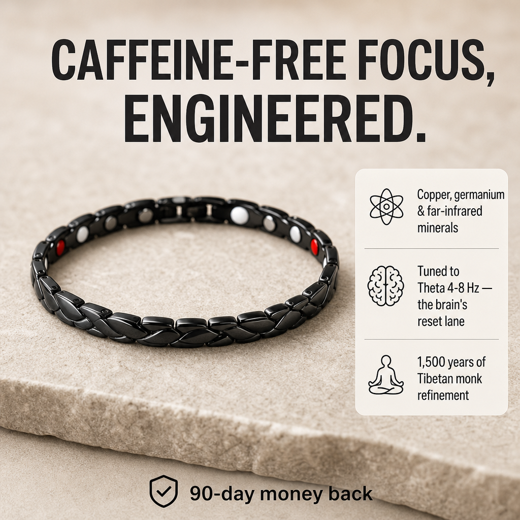 Karma Items Facebook ad: Caffeine-free focus in 2 weeks