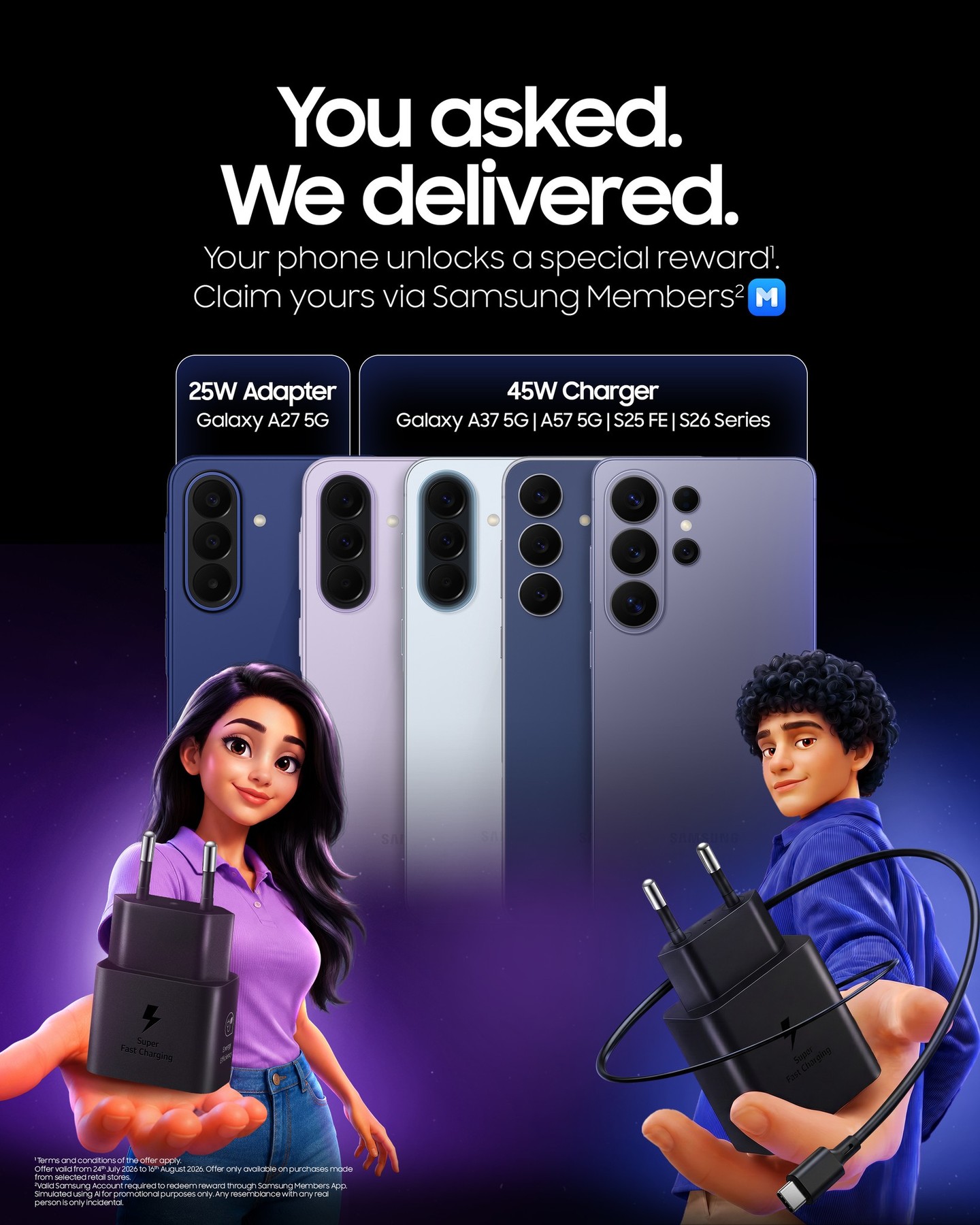 Samsung Facebook ad