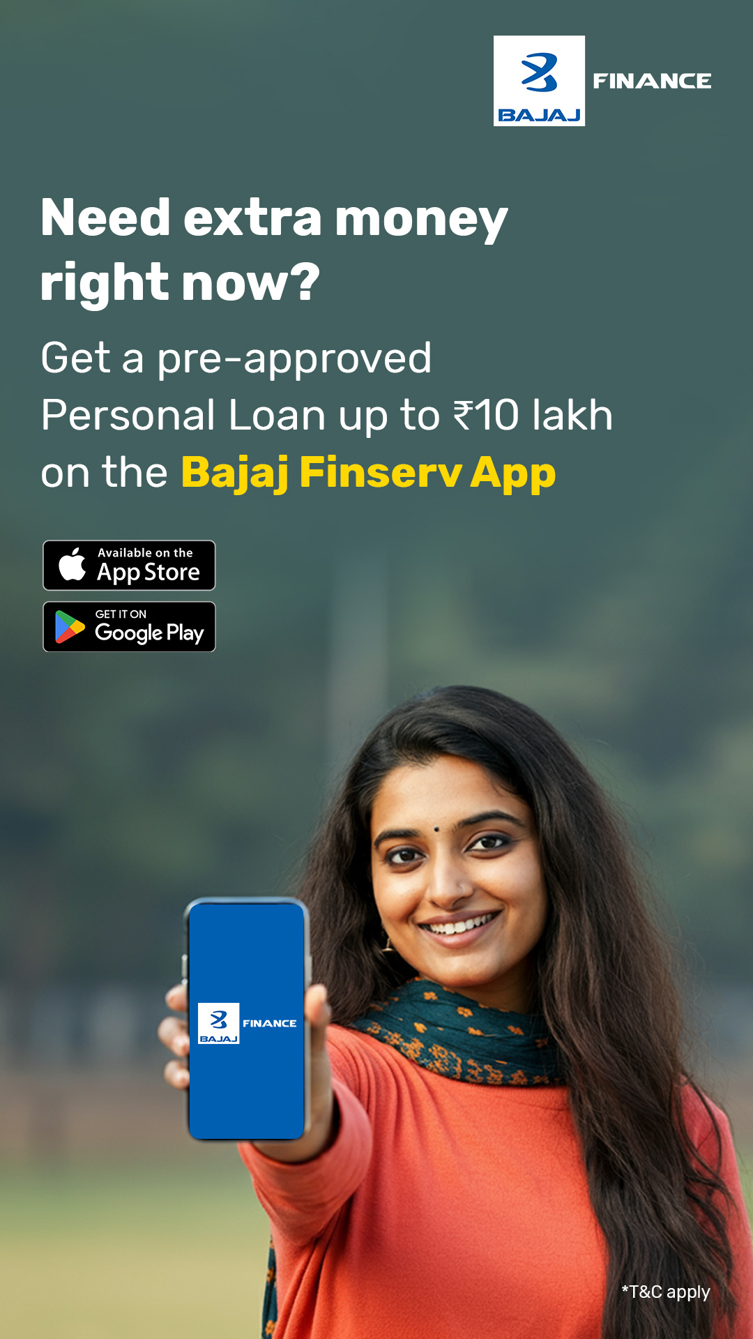 Bajaj Finserv Facebook ad