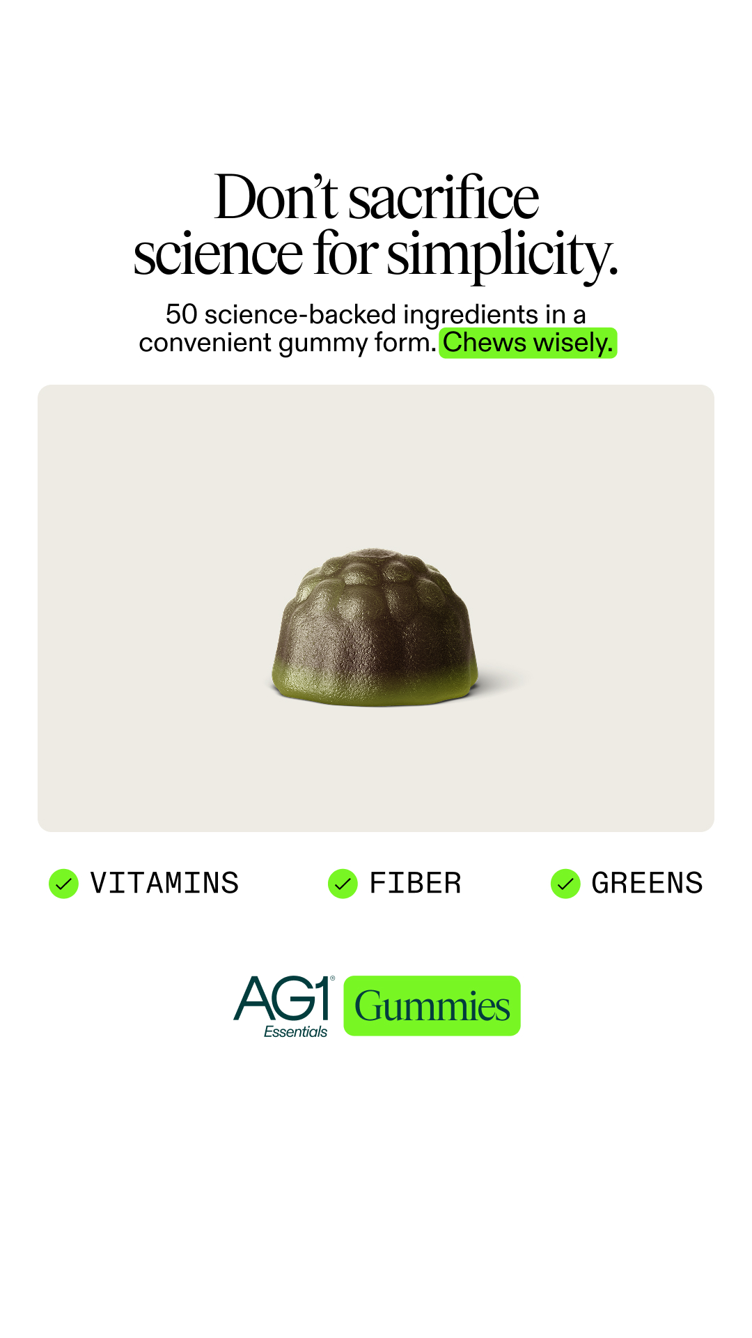 AG1 by Athletic Greens Facebook ad
