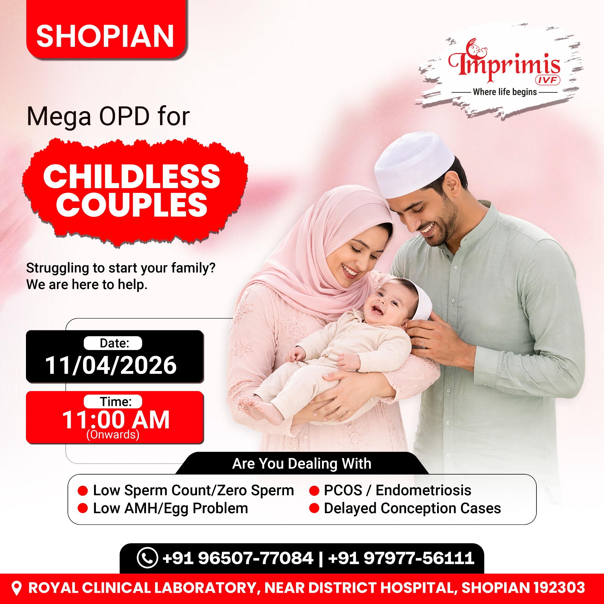 Imprimis IVF & Fertility Centre - Srinagar Facebook ad