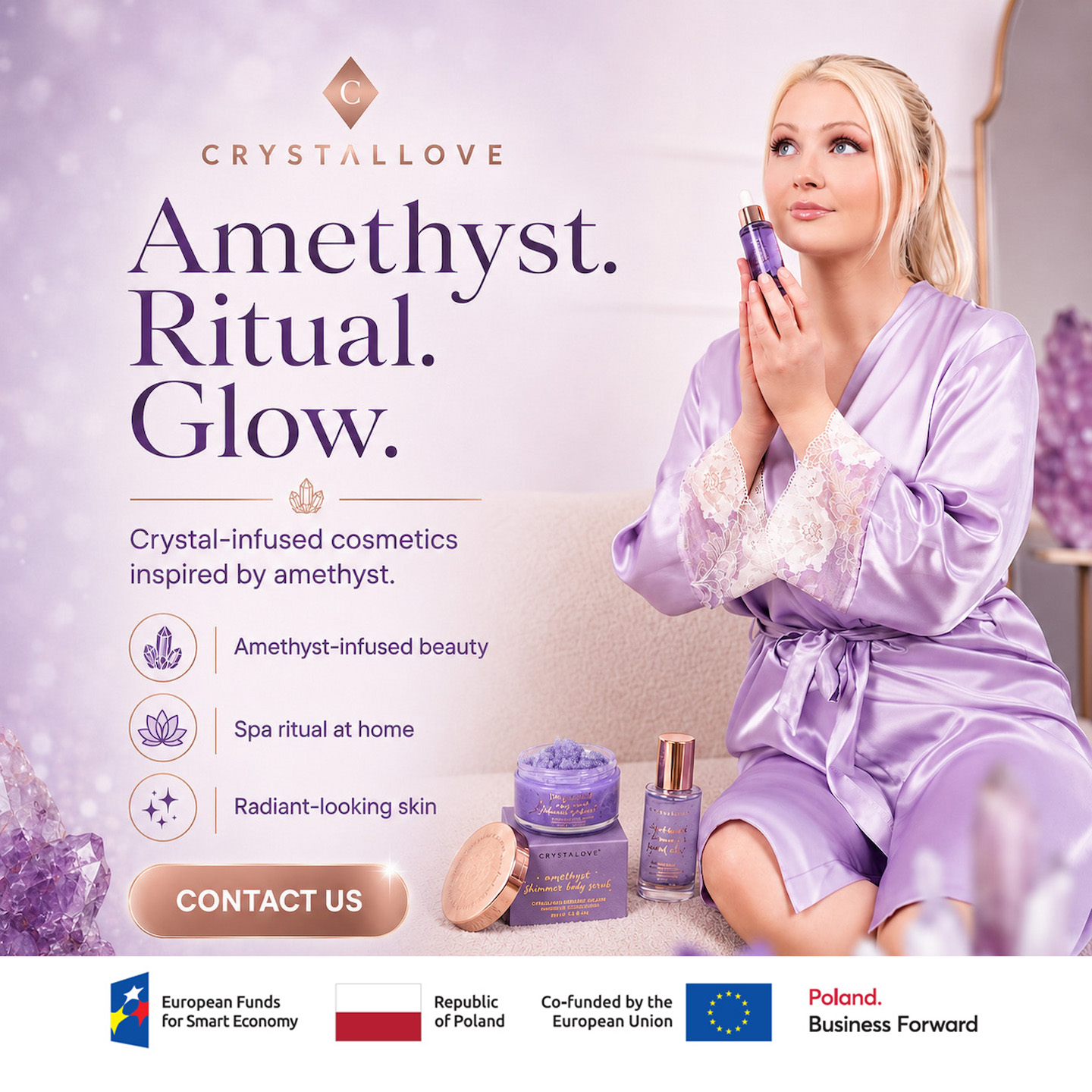 Crystallove Facebook ad