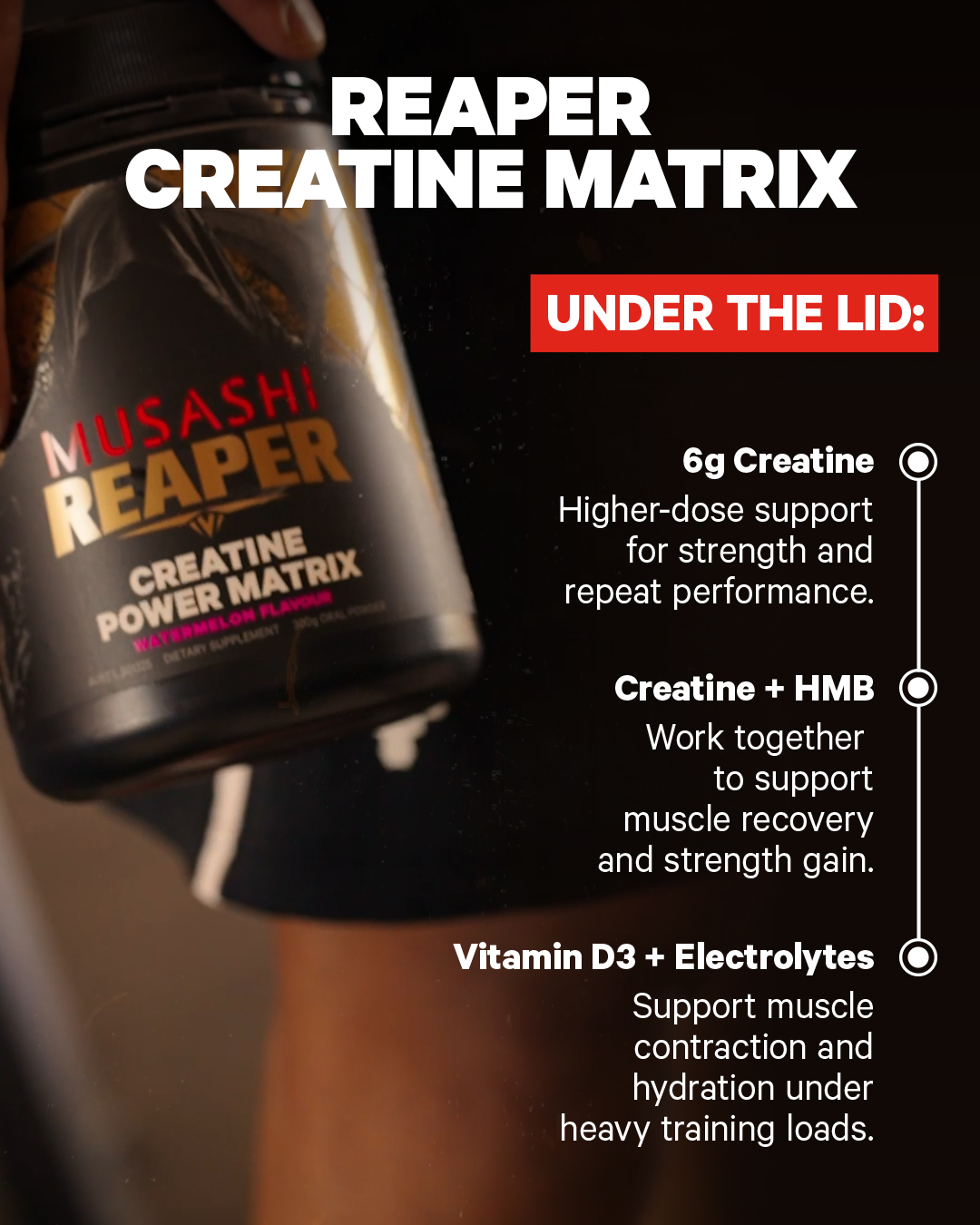 Musashi Nutrition Facebook ad