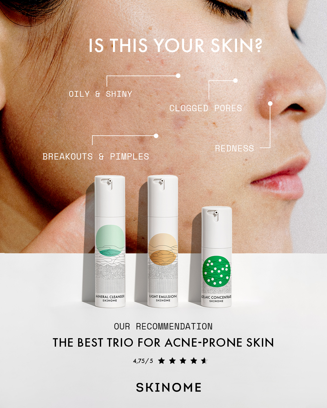 Skinome Facebook ad