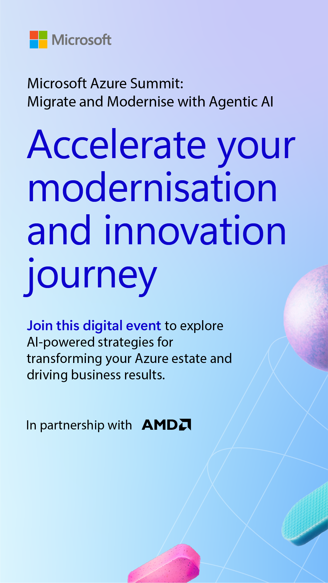 Microsoft Azure Facebook ad