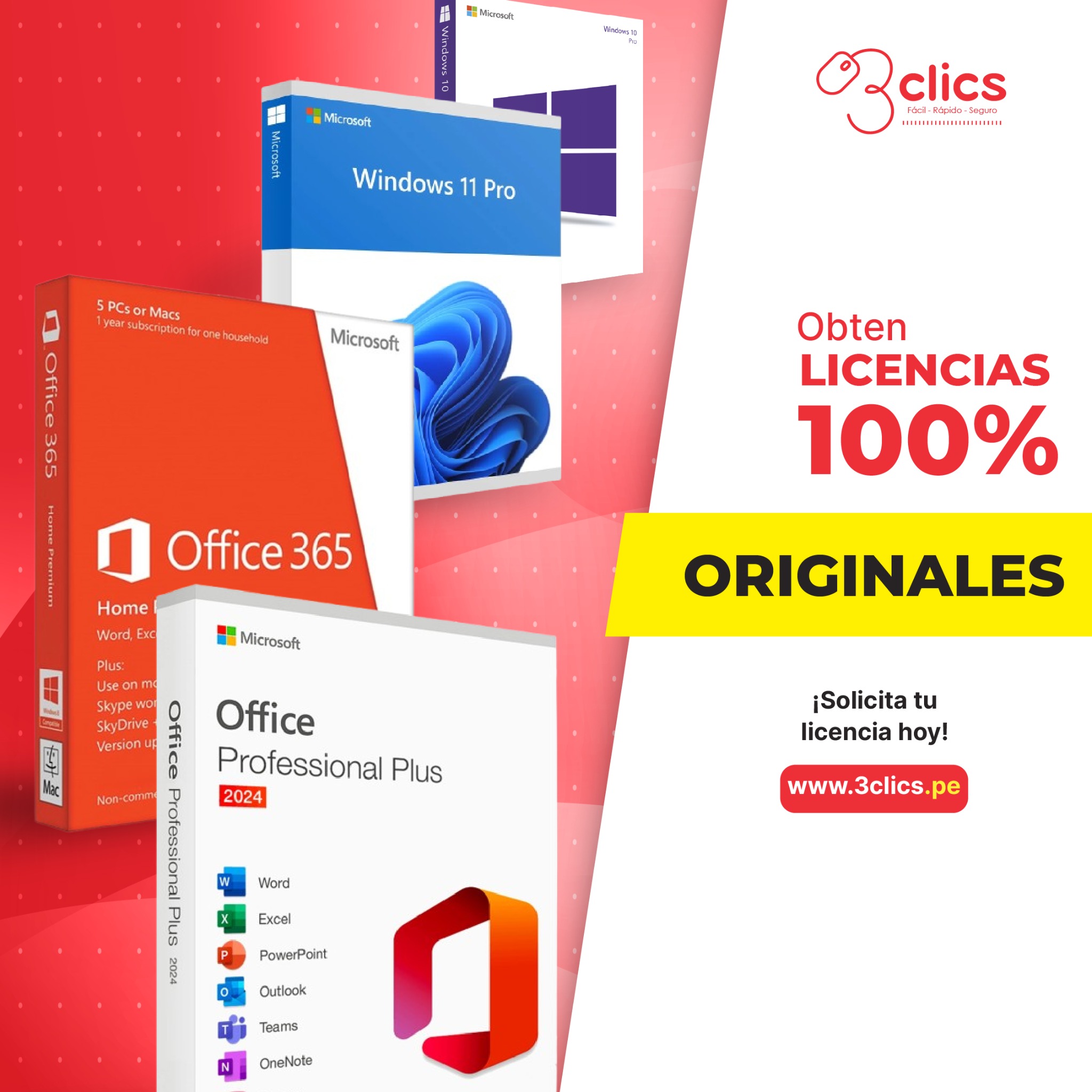3Clics Perú Facebook ad